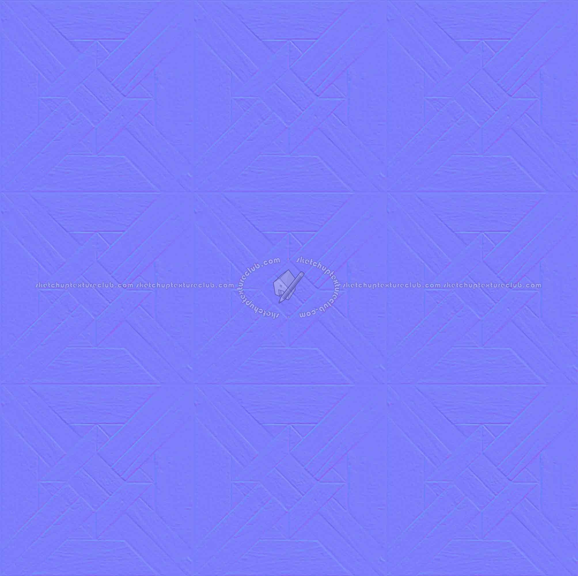 Textures   -   ARCHITECTURE   -   WOOD FLOORS   -   Geometric pattern  - Parquet geometric pattern texture seamless 04884 - Normal