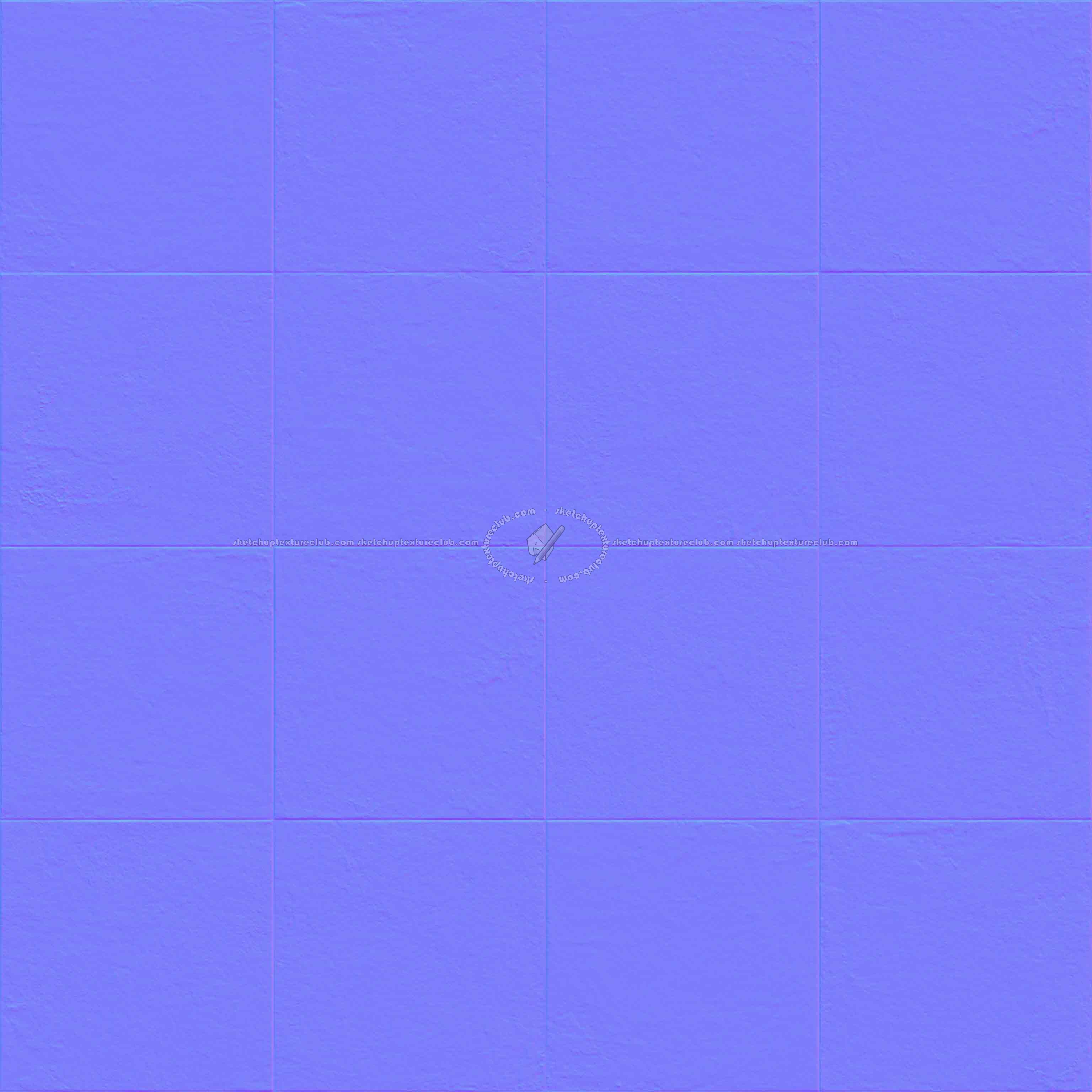 Textures   -   ARCHITECTURE   -   TILES INTERIOR   -   Cement - Encaustic   -   Cement  - Brown matt concrete tiles pbr texture seamless 22288 - Normal