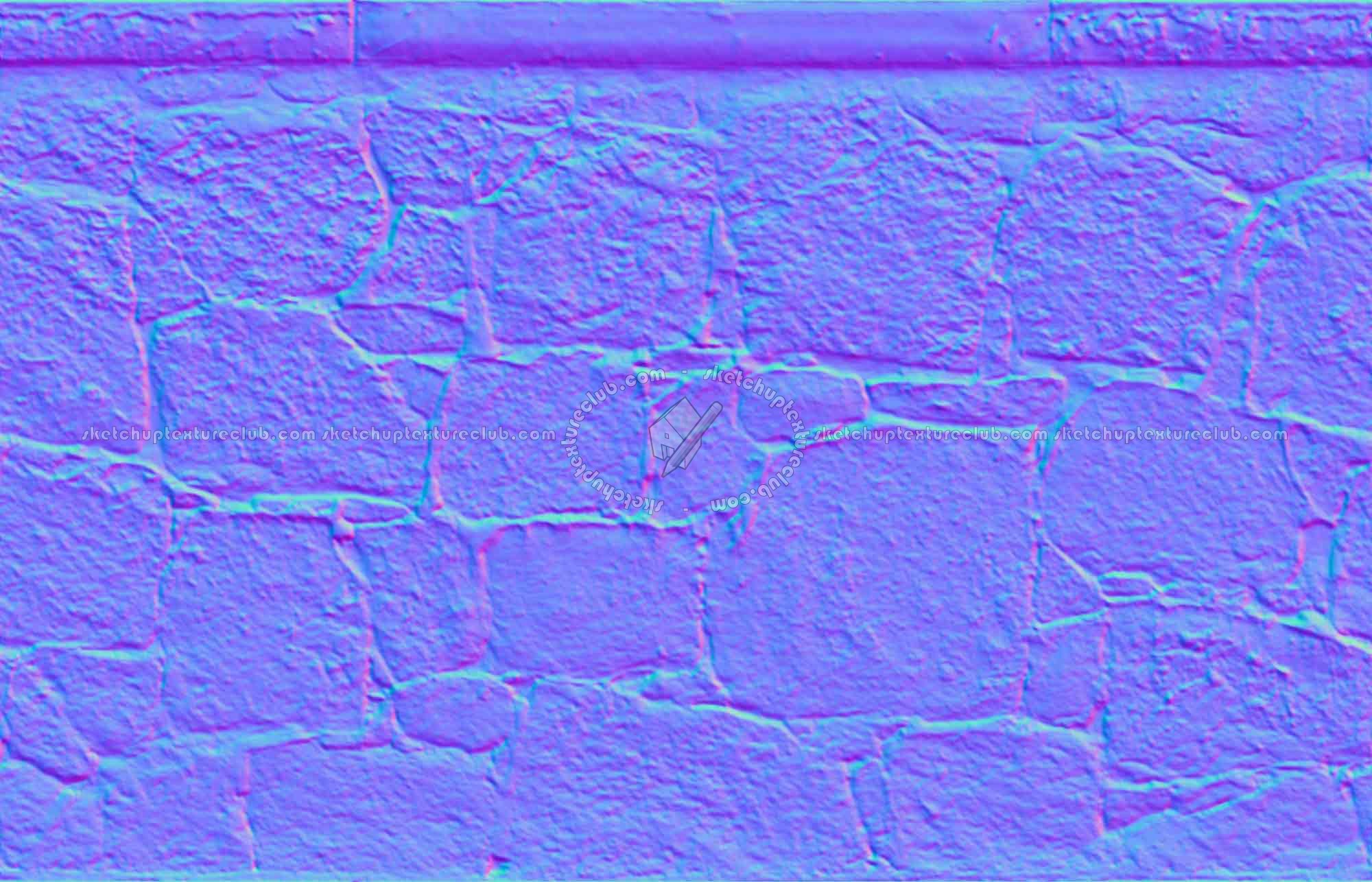 Textures   -   ARCHITECTURE   -   STONES WALLS   -   Stone walls  - Old wall stone texture seamless 08553 - Normal