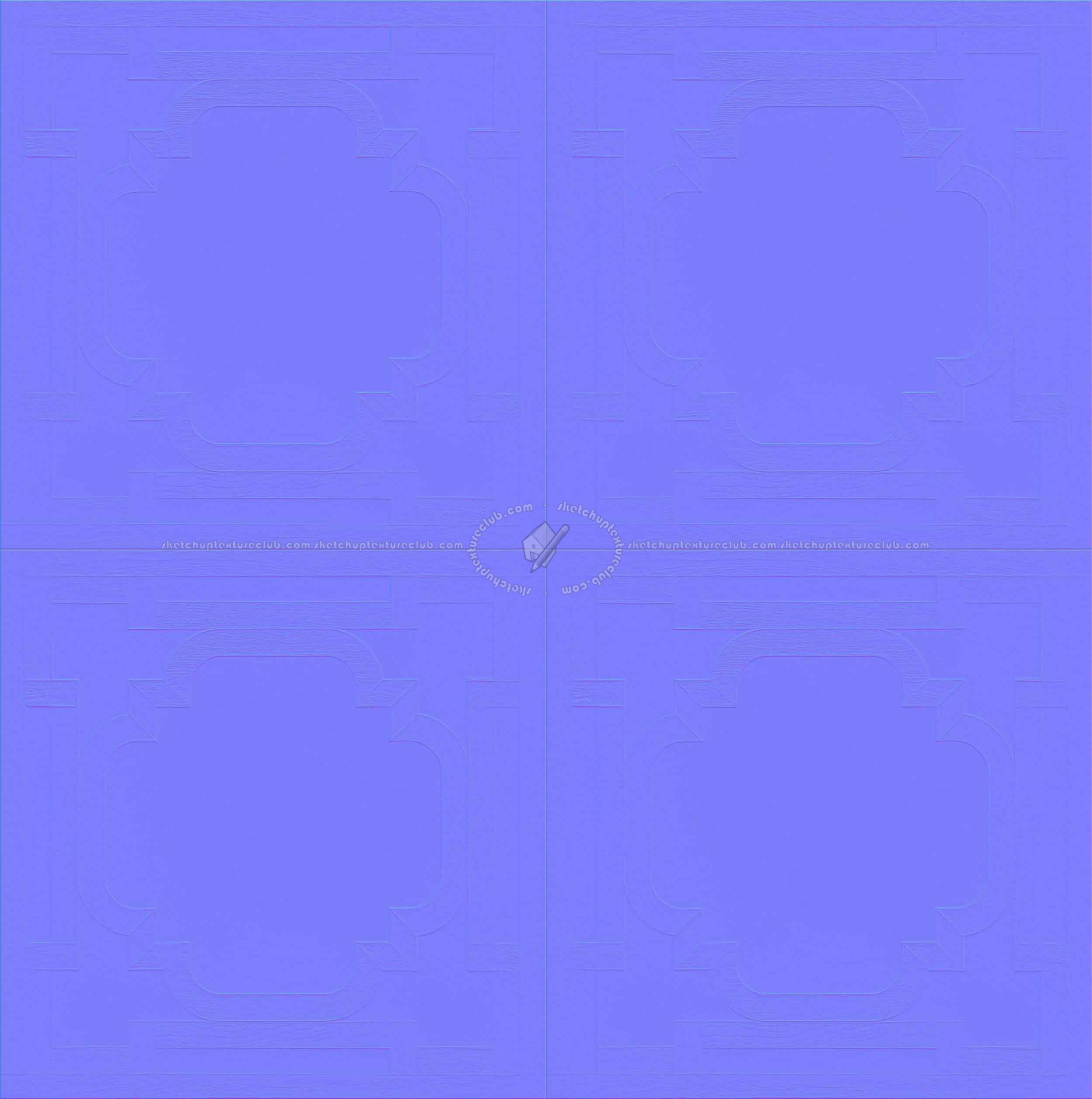 Textures   -   ARCHITECTURE   -   WOOD FLOORS   -   Geometric pattern  - Parquet geometric pattern texture seamless 16359 - Normal