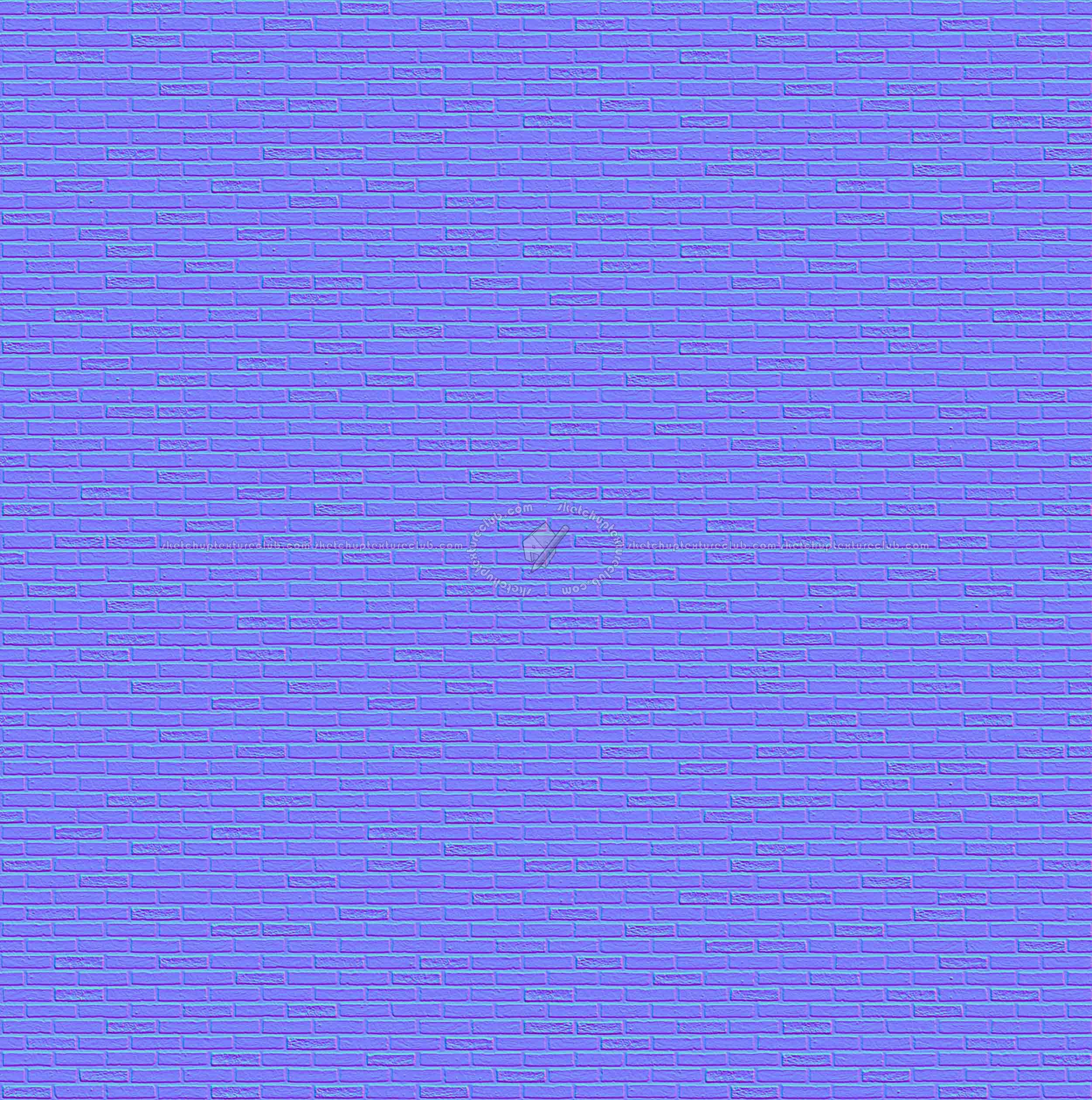 Textures   -   ARCHITECTURE   -   BRICKS   -   Facing Bricks   -   Rustic  - Rustic bricks texture seamless 17252 - Normal