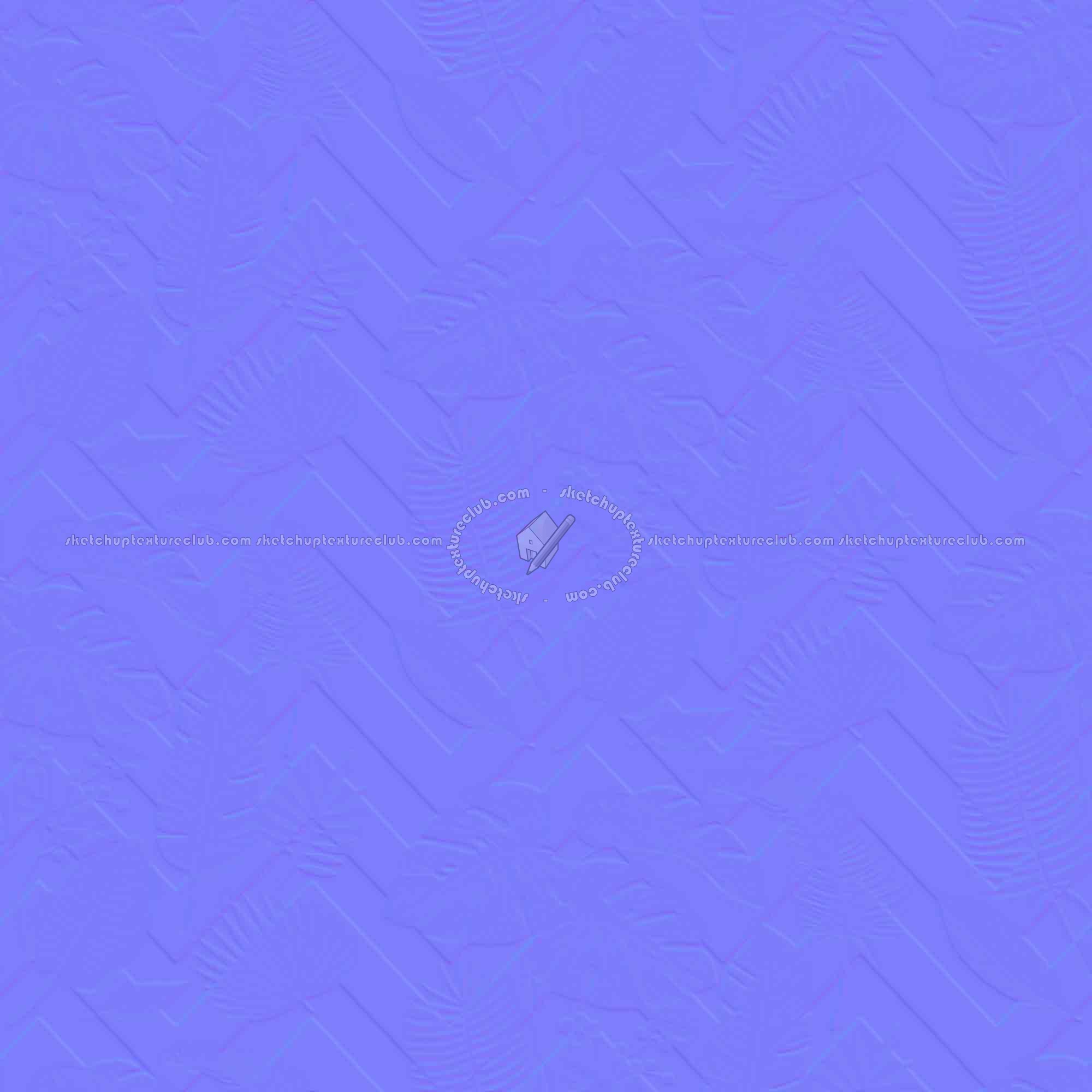 Textures   -   MATERIALS   -   WALLPAPER   -   various patterns  - Vinyl wallpaper with leaves PBR texture seamless 21564 - Normal