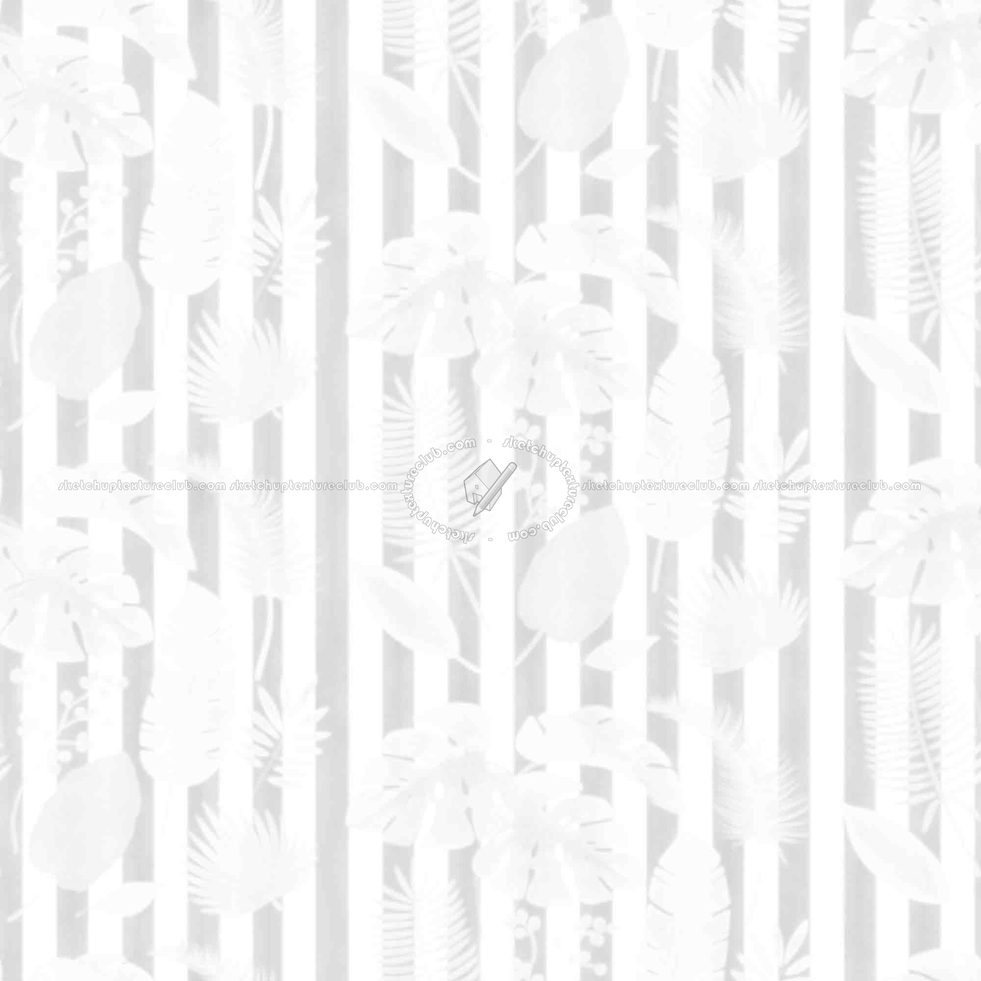 Textures   -   MATERIALS   -   WALLPAPER   -   various patterns  - tropical leaves wallpaper texture seamless 21565 - Ambient occlusion