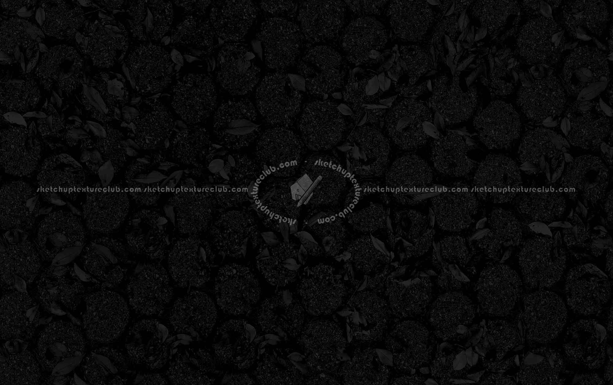 Textures   -   ARCHITECTURE   -   PAVING OUTDOOR   -   Concrete   -   Blocks regular  - Concrete paving outdoor with dead leaves texture seamless 19253 - Specular