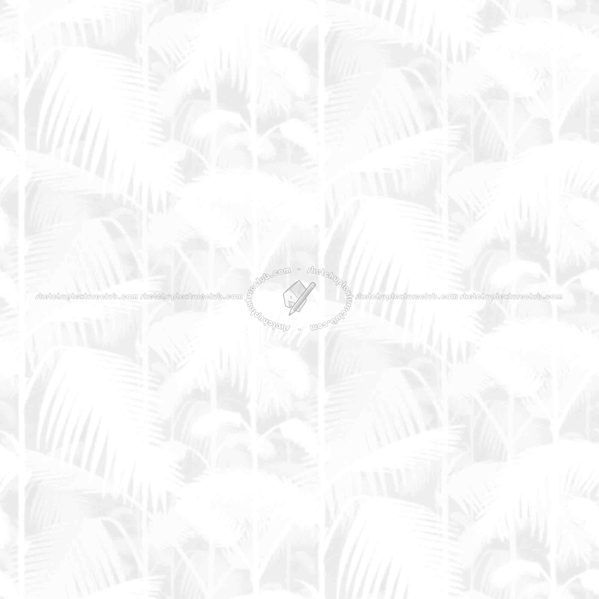 Textures   -   MATERIALS   -   WALLPAPER   -   various patterns  - Vinyl wallpaper with palm leaves PBR texture seamless 21566 - Ambient occlusion