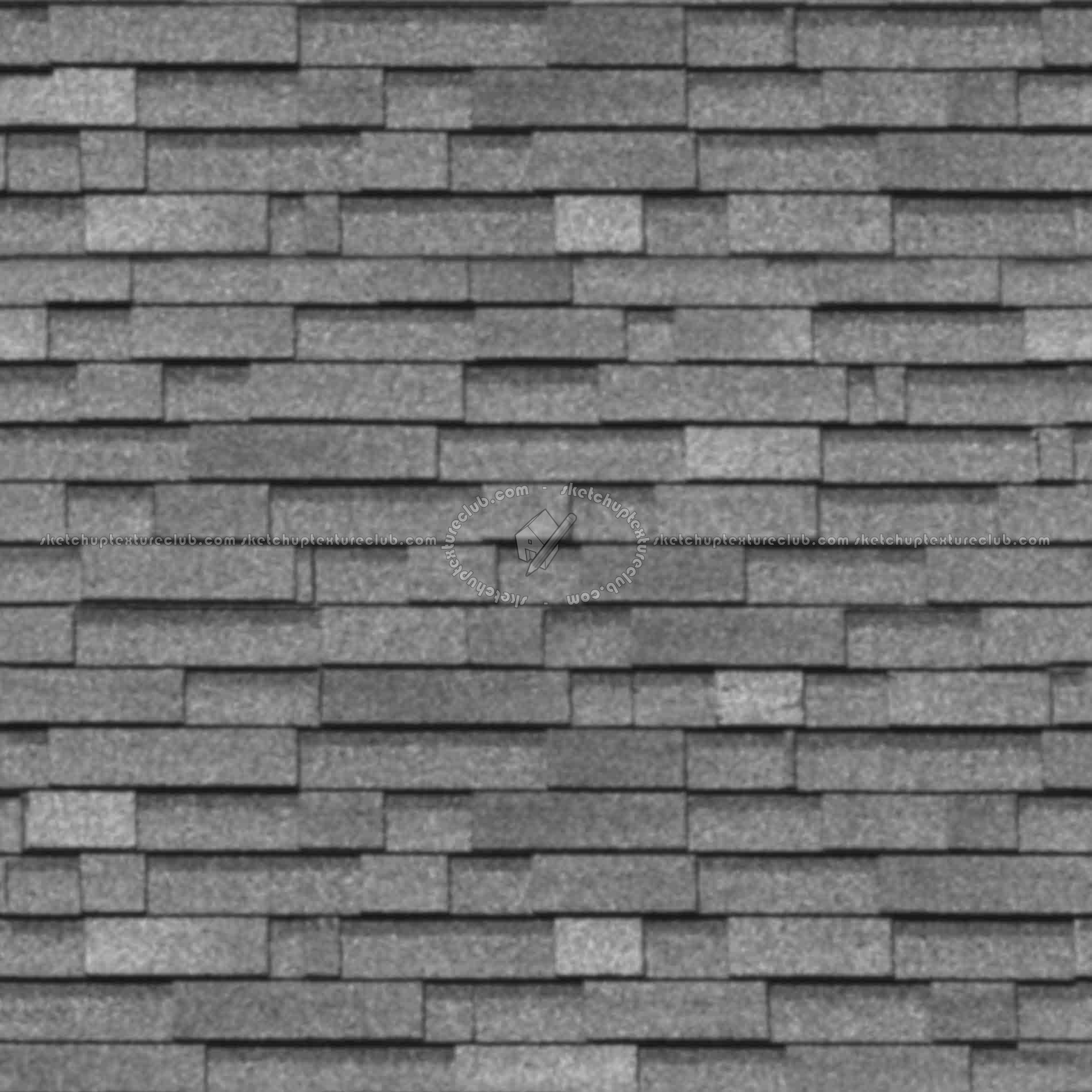Textures   -   ARCHITECTURE   -   ROOFINGS   -   Asphalt roofs  - Asphalt roofing texture seamless 03266 - Displacement