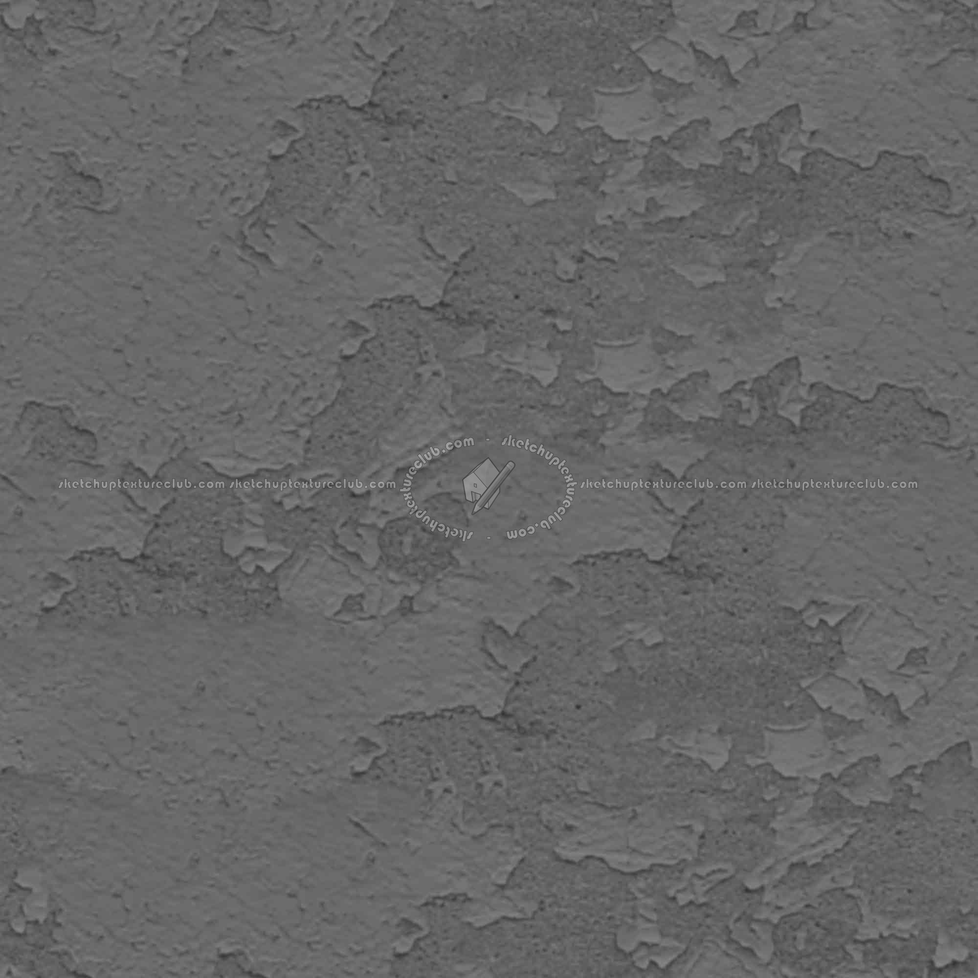 Textures   -   ARCHITECTURE   -   CONCRETE   -   Bare   -   Damaged walls  - Concrete bare damaged texture seamles 01376 - Displacement