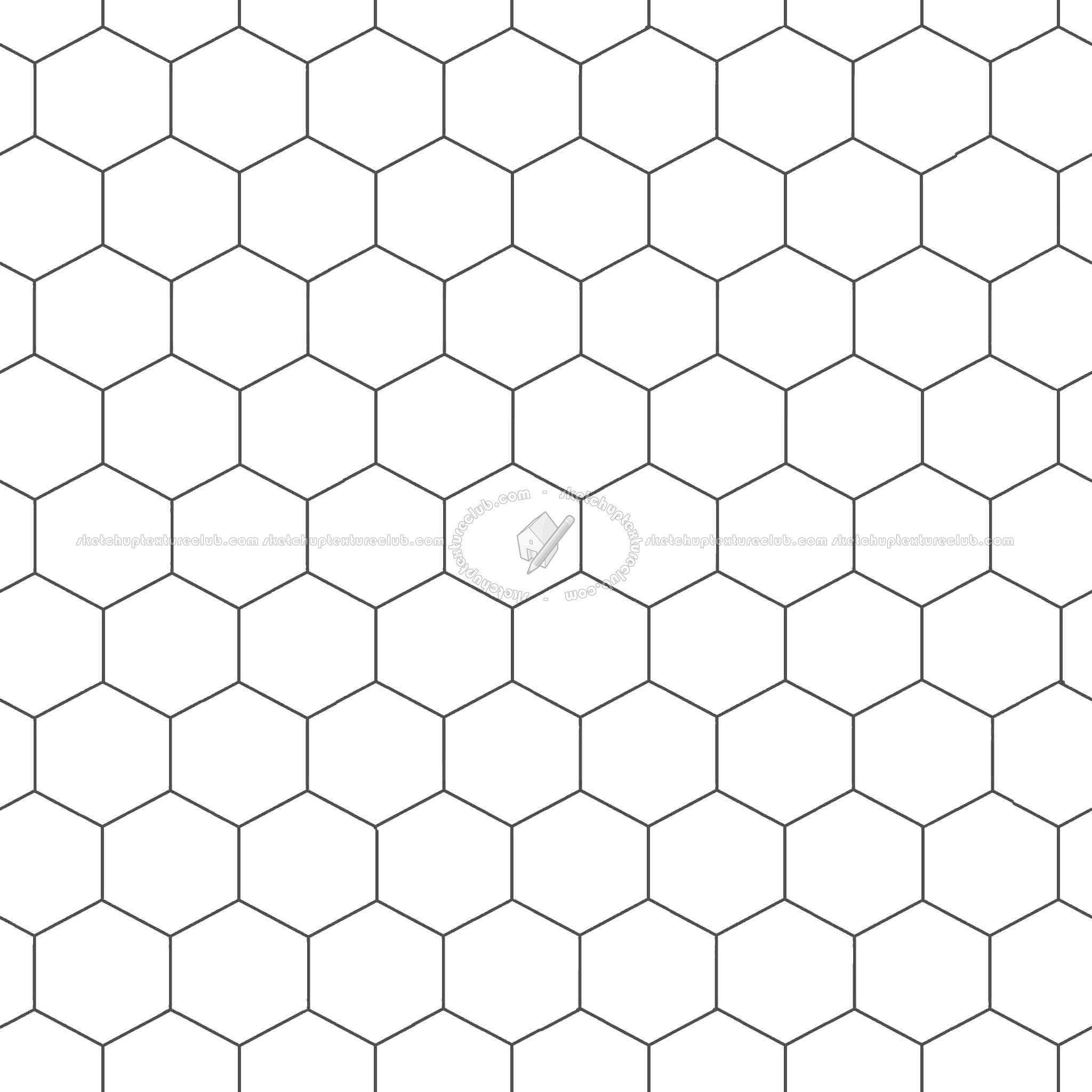 Textures   -   ARCHITECTURE   -   TILES INTERIOR   -   Hexagonal mixed  - Concrete hexagonal tile texture seamless 17116 - Bump
