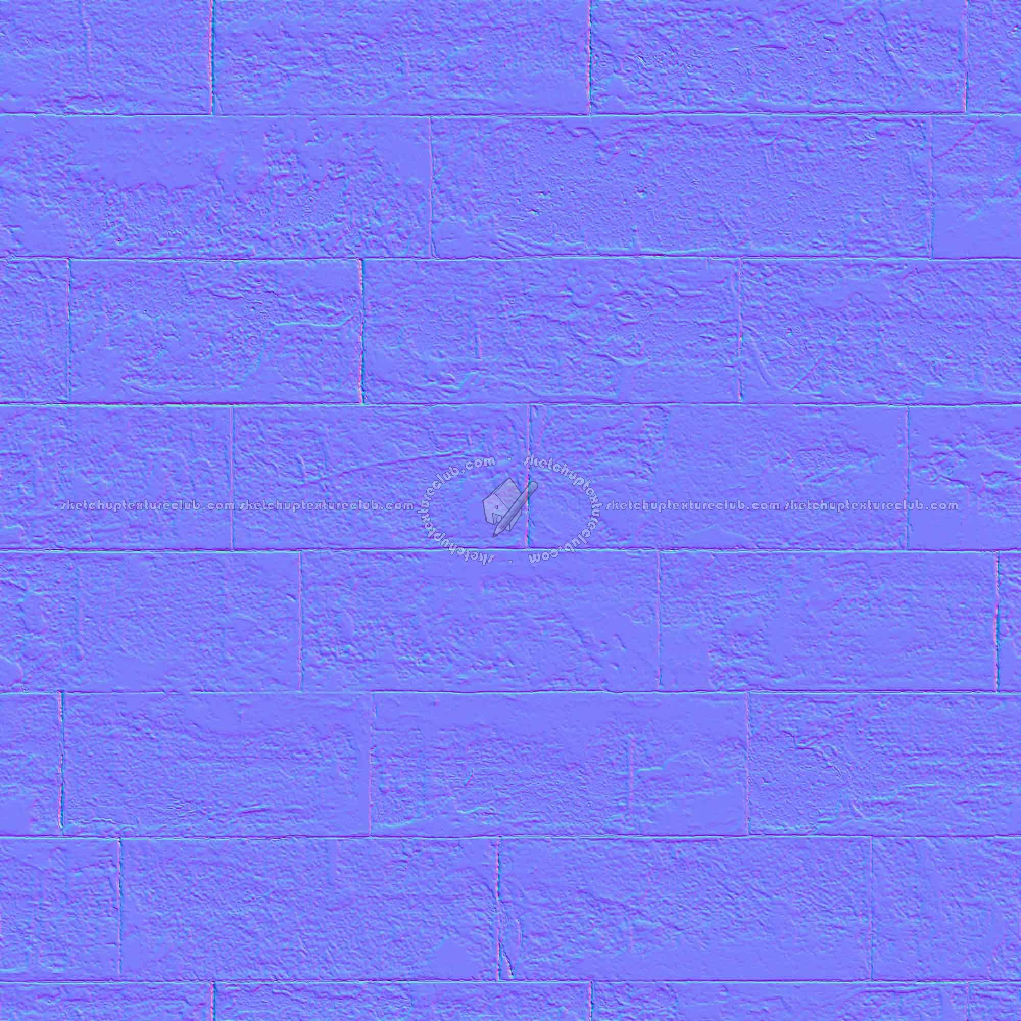 Textures   -   ARCHITECTURE   -   CONCRETE   -   Plates   -   Dirty  - Dirt cinder block texture seamless 01728 - Normal