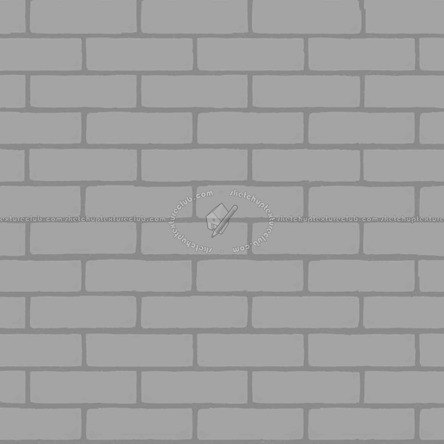 Textures   -   ARCHITECTURE   -   BRICKS   -   Facing Bricks   -   Smooth  - Facing smooth bricks texture seamless 00266 - Displacement
