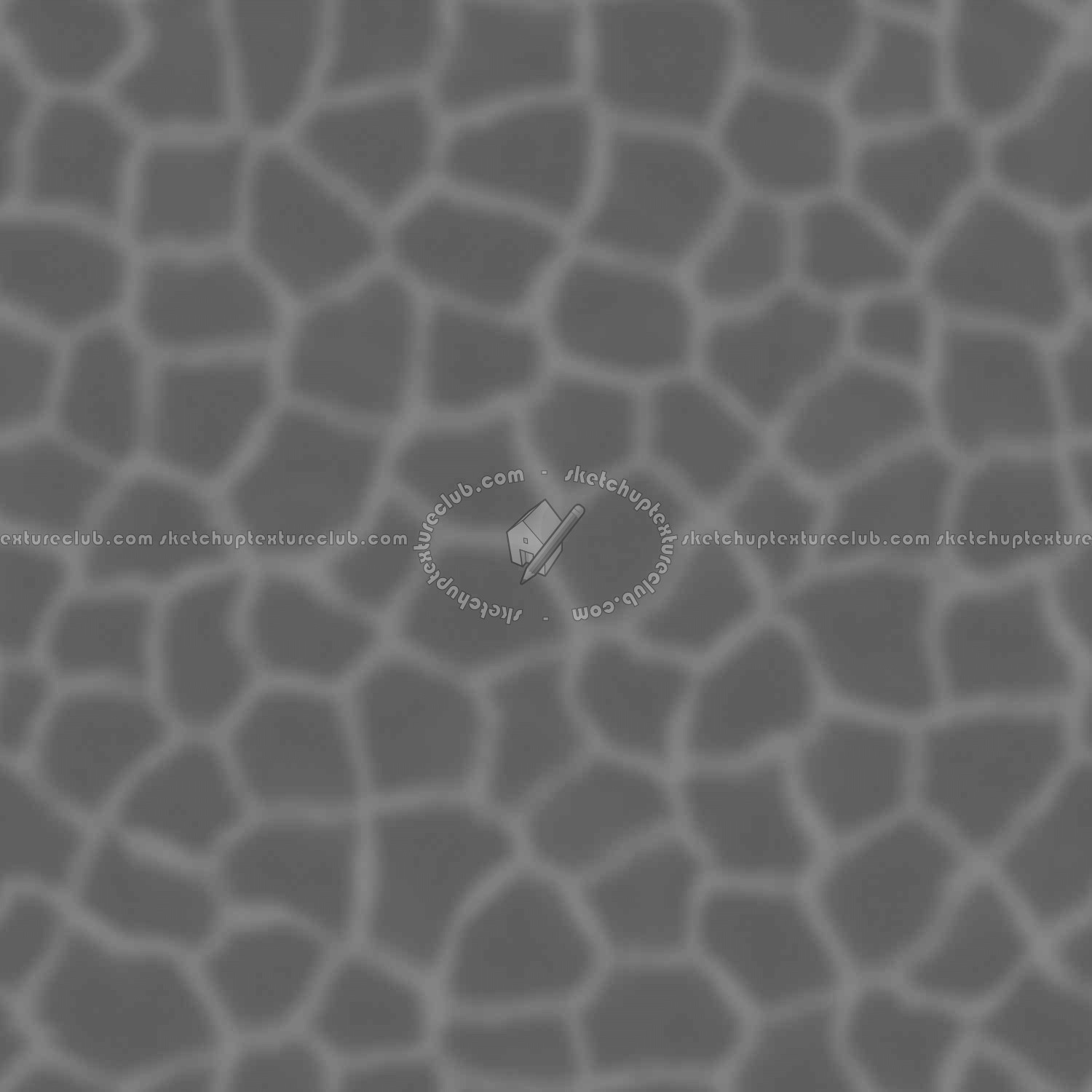 Textures   -   MATERIALS   -   FUR ANIMAL  - Giraffe faux fake fur animal texture seamless 09567 - Displacement