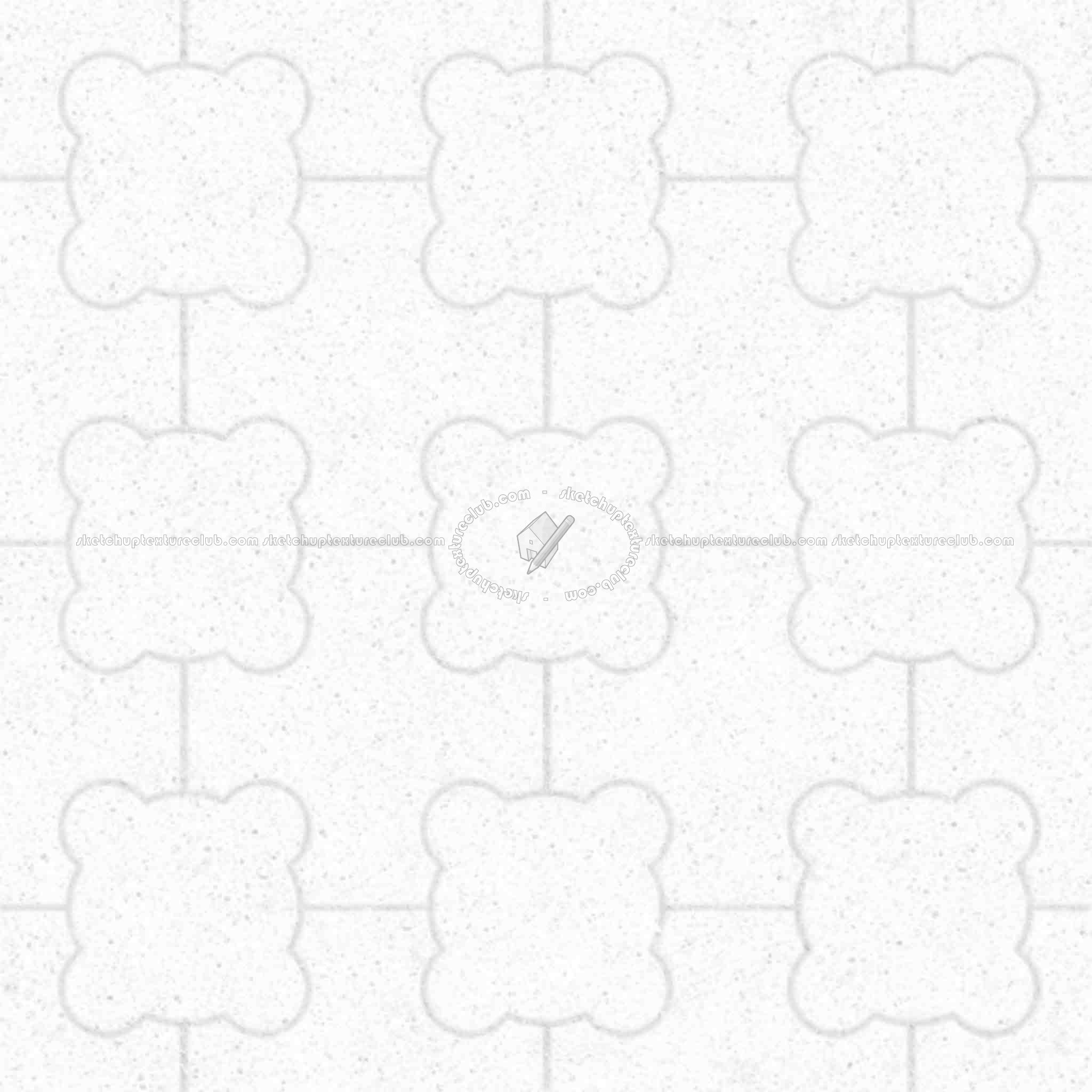 Textures   -   ARCHITECTURE   -   PAVING OUTDOOR   -   Concrete   -   Blocks mixed  - Paving concrete mixed size texture seamless 05578 - Ambient occlusion