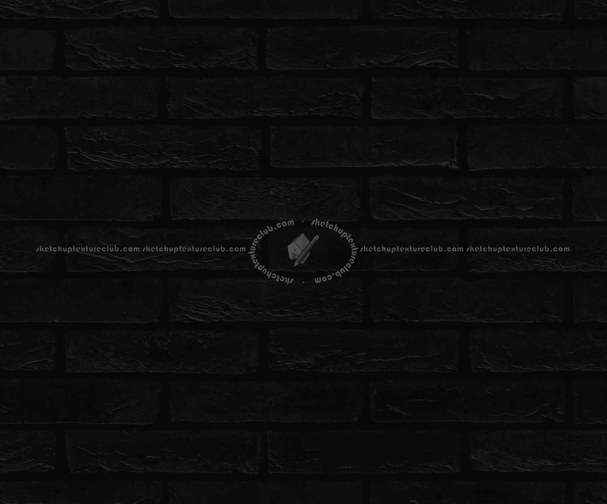 Textures   -   ARCHITECTURE   -   BRICKS   -   Facing Bricks   -   Rustic  - Rustic bricks texture seamless 00190 - Specular