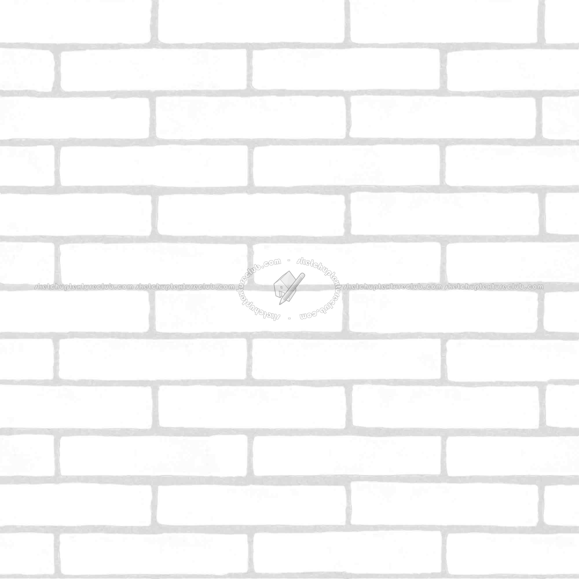 Textures   -   ARCHITECTURE   -   BRICKS   -   White Bricks  - White bricks texture seamless 00506 - Ambient occlusion