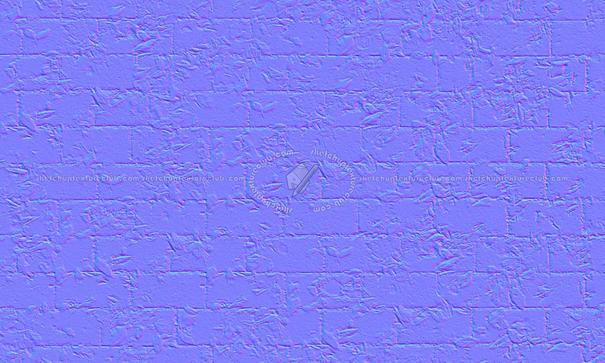 Textures   -   ARCHITECTURE   -   PAVING OUTDOOR   -   Concrete   -   Blocks regular  - Concrete paving outdoor with dead leaves texture seamless 19281 - Normal