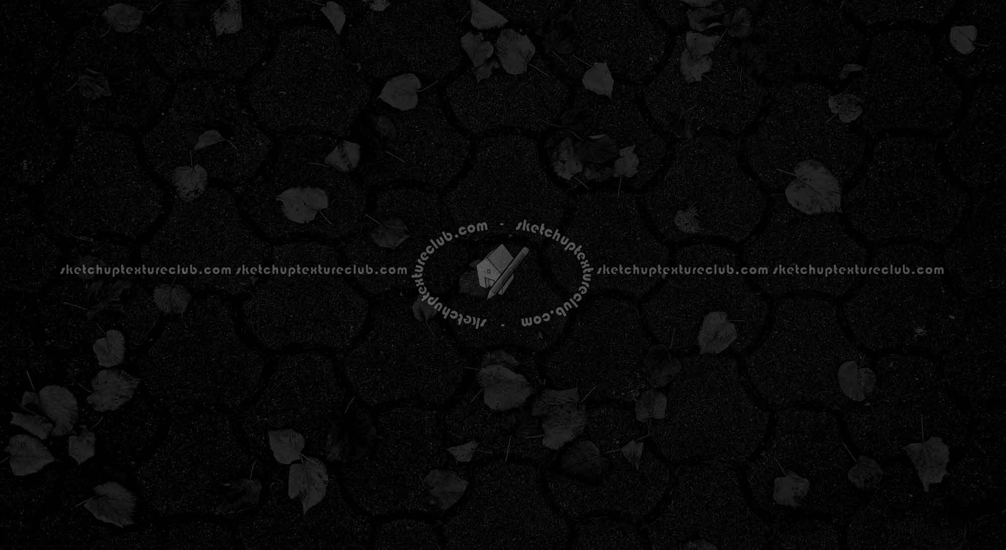 Textures   -   ARCHITECTURE   -   PAVING OUTDOOR   -   Concrete   -   Blocks regular  - Concrete paving outdoor with dead leaves texture seamless 19342 - Specular