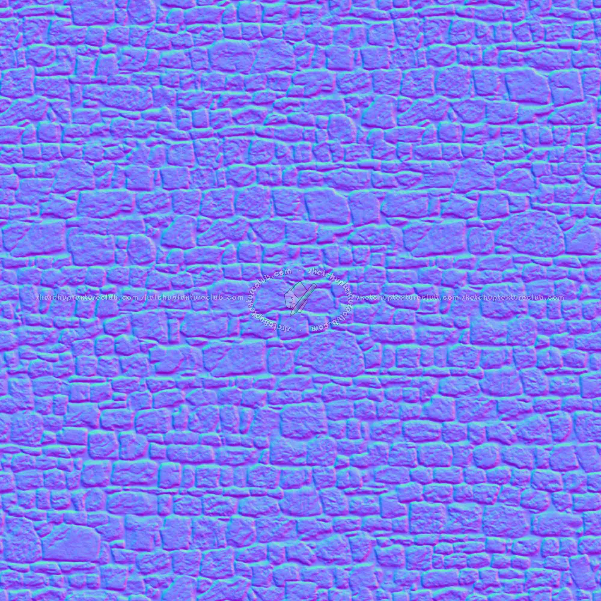 Textures   -   ARCHITECTURE   -   STONES WALLS   -   Stone walls  - Old wall stone texture seamless 08559 - Normal