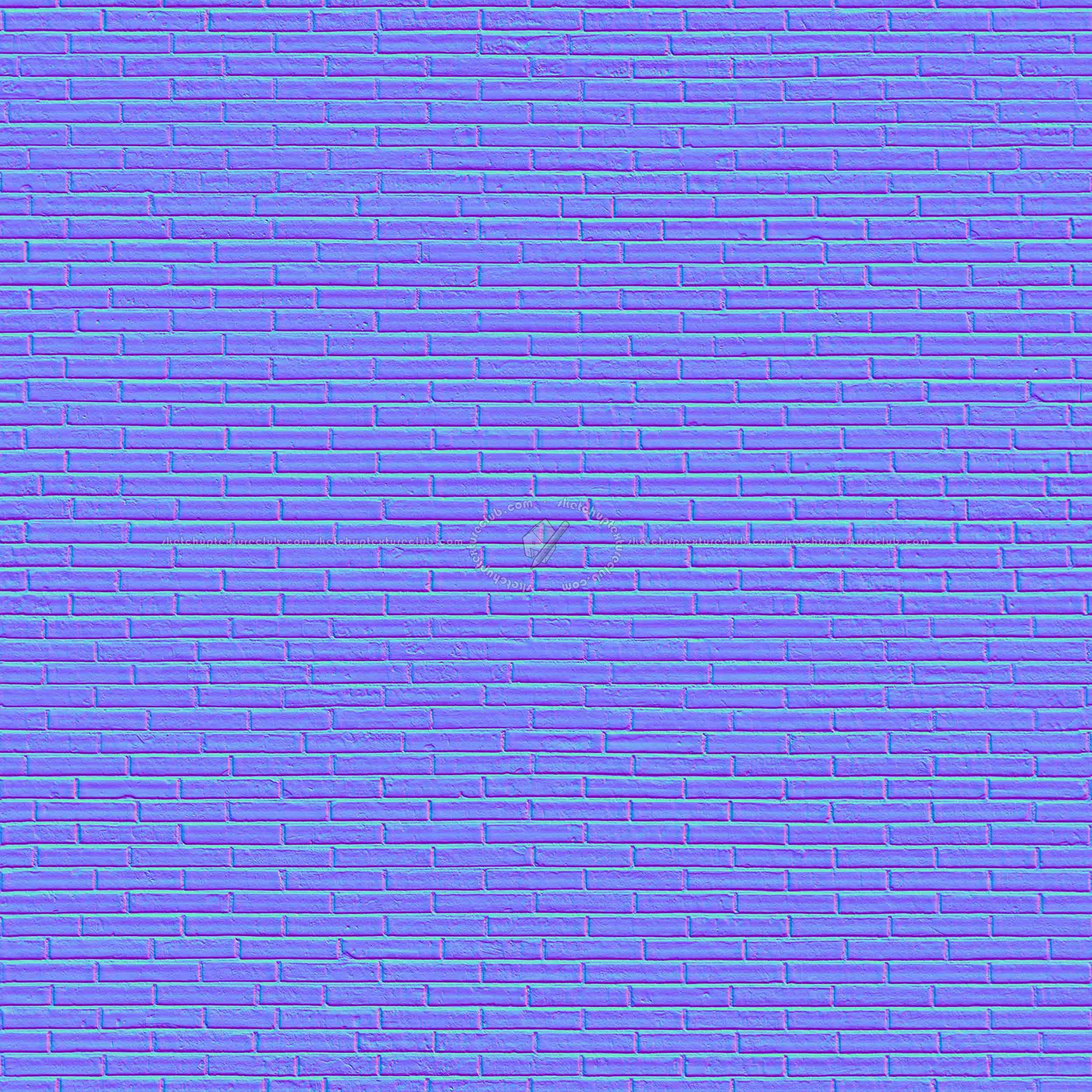 Textures   -   ARCHITECTURE   -   BRICKS   -   Facing Bricks   -   Rustic  - Rustic bricks texture seamless 17256 - Normal