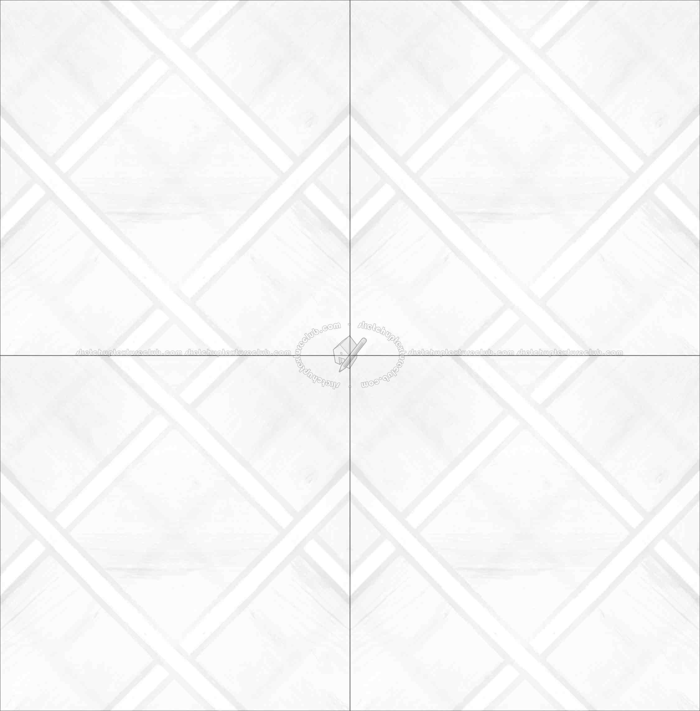 Textures   -   ARCHITECTURE   -   WOOD FLOORS   -   Geometric pattern  - Wood and travertine parquet geomteric pattern texture seamless 19625 - Ambient occlusion