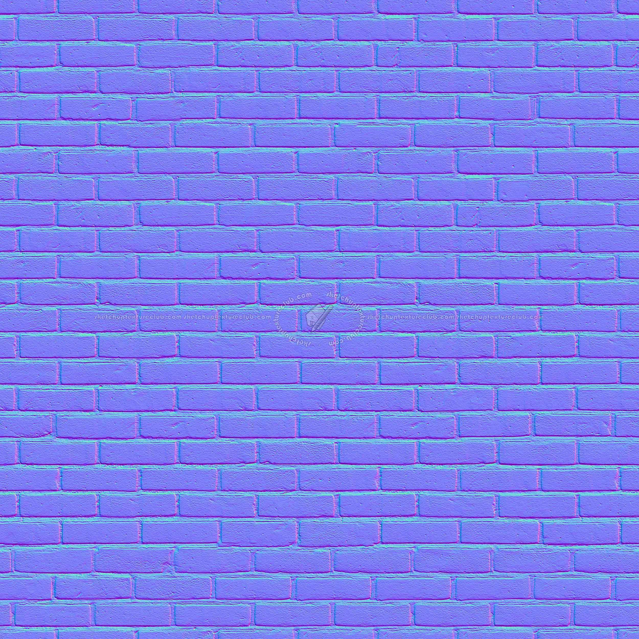 Textures   -   ARCHITECTURE   -   BRICKS   -   Facing Bricks   -   Rustic  - Rustic bricks texture seamless 17257 - Normal