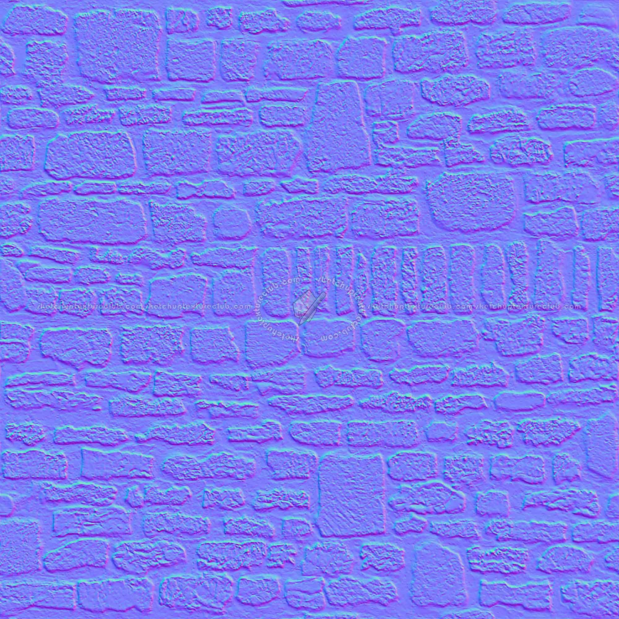 Textures   -   ARCHITECTURE   -   STONES WALLS   -   Stone walls  - Old wall stone texture seamless 08561 - Normal