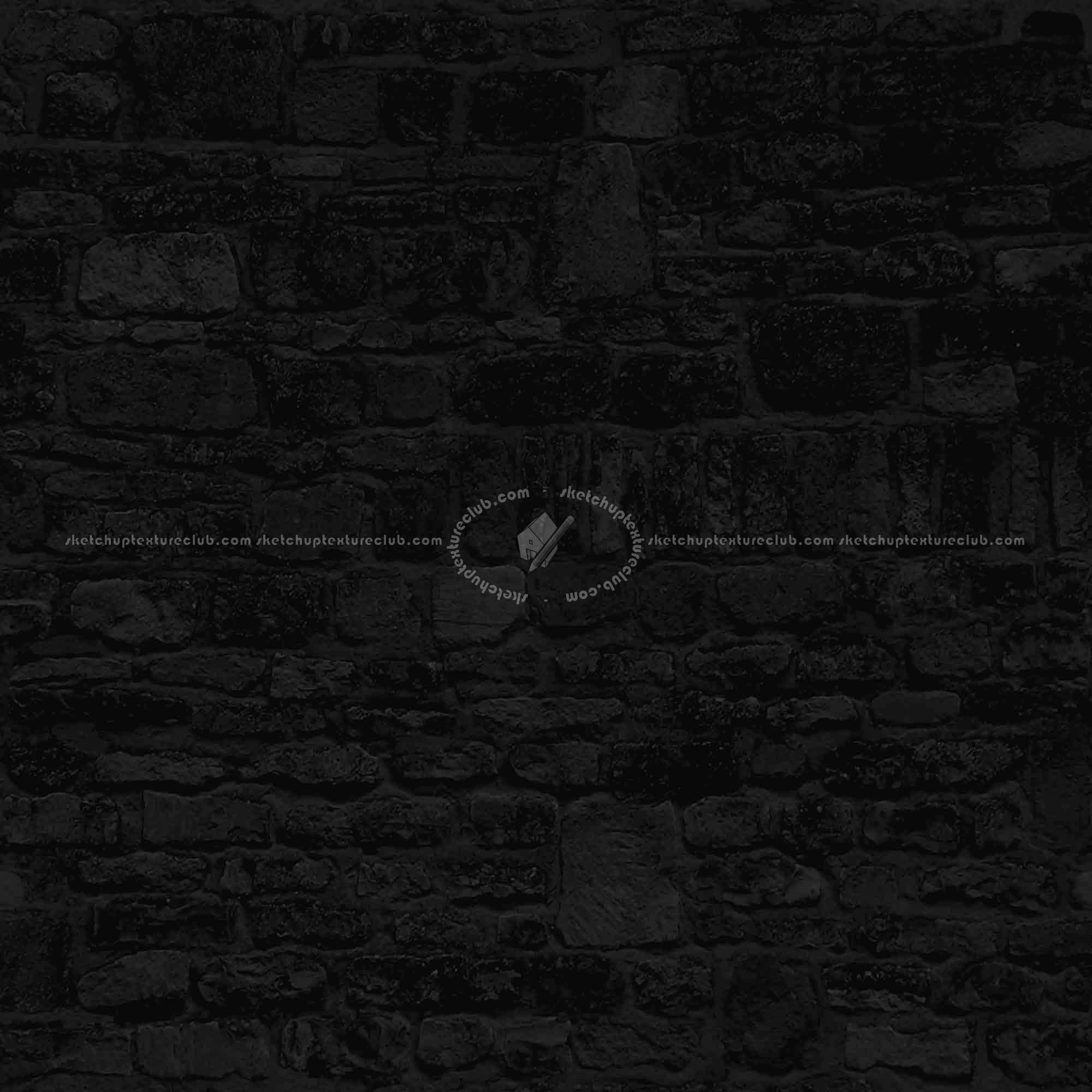 Textures   -   ARCHITECTURE   -   STONES WALLS   -   Stone walls  - Old wall stone texture seamless 08561 - Specular