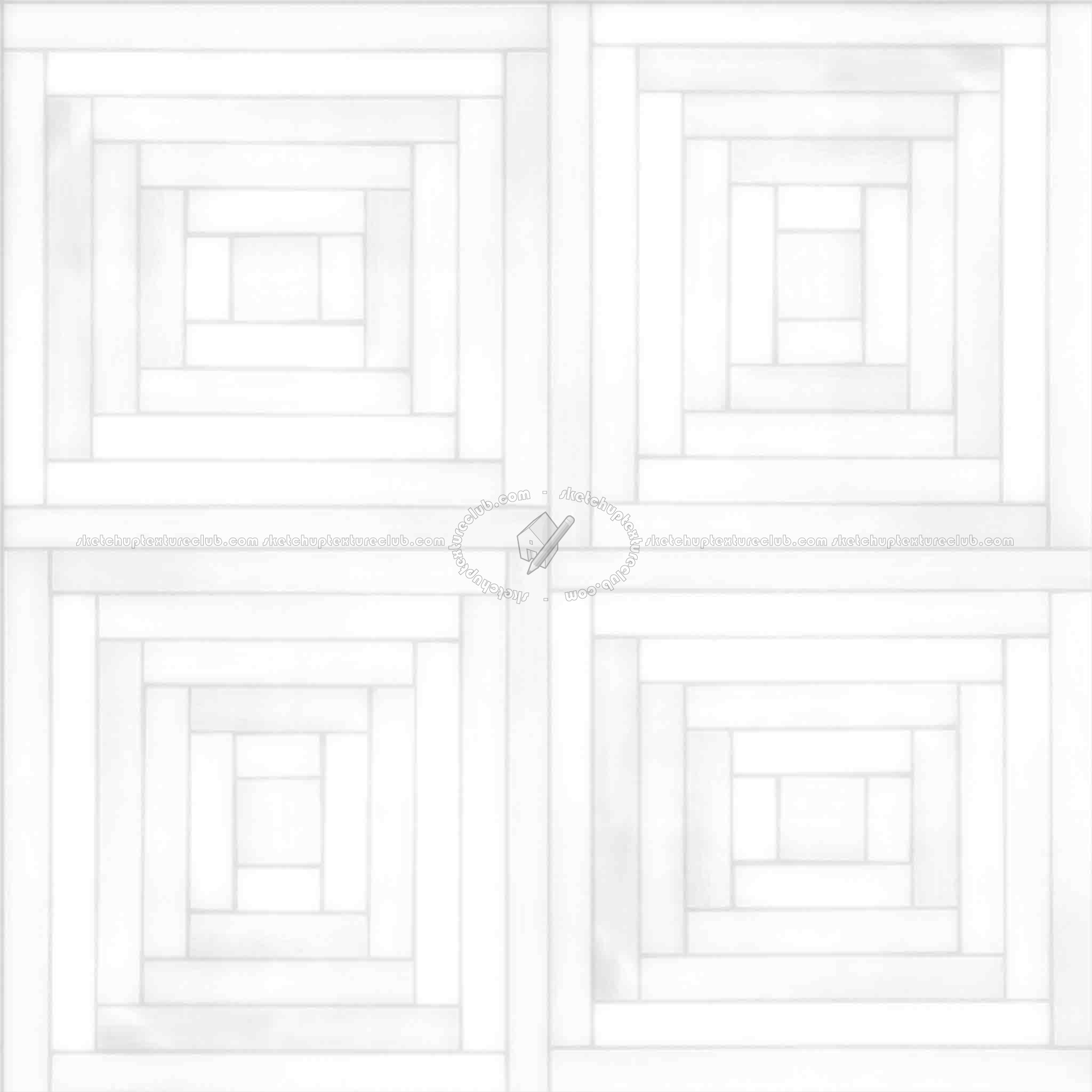 Textures   -   ARCHITECTURE   -   WOOD FLOORS   -   Geometric pattern  - mahogany wood floor tile texture seamless 21059 - Ambient occlusion