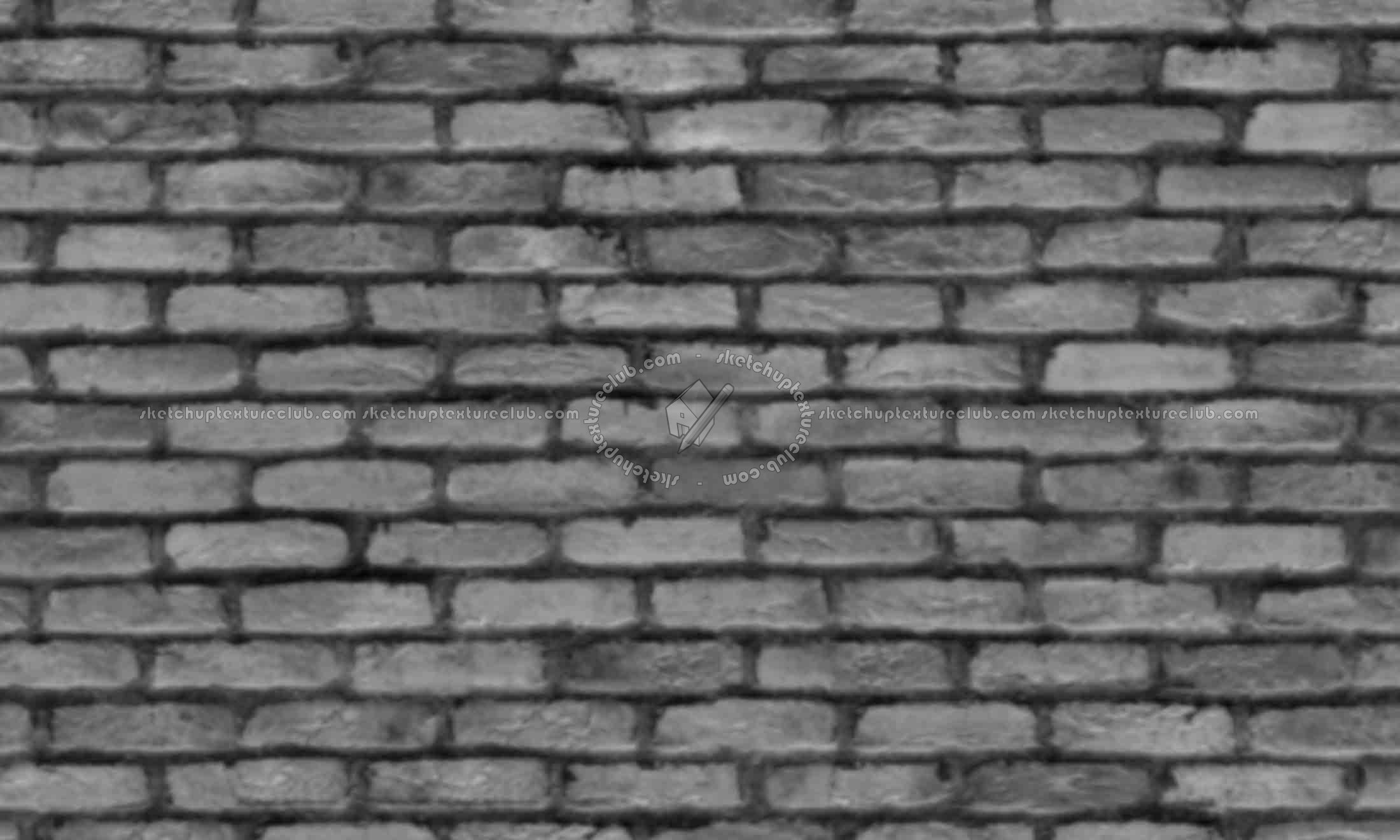 Textures   -   ARCHITECTURE   -   BRICKS   -   Facing Bricks   -   Rustic  - Rustic bricks texture seamless 20209 - Displacement