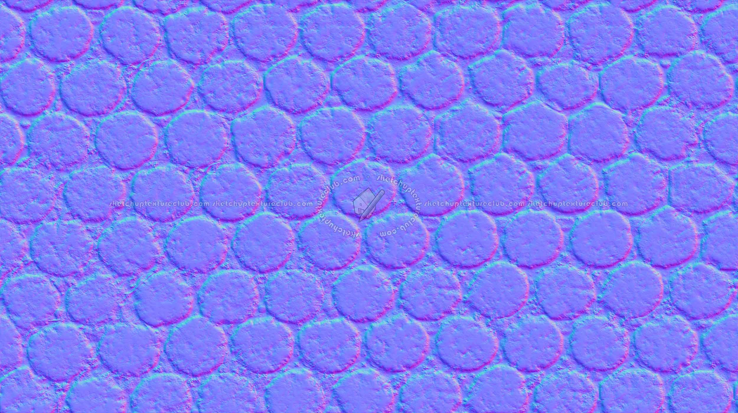 Textures   -   ARCHITECTURE   -   PAVING OUTDOOR   -   Concrete   -   Blocks regular  - Concrete paving outdoor texture seamless 20660 - Normal