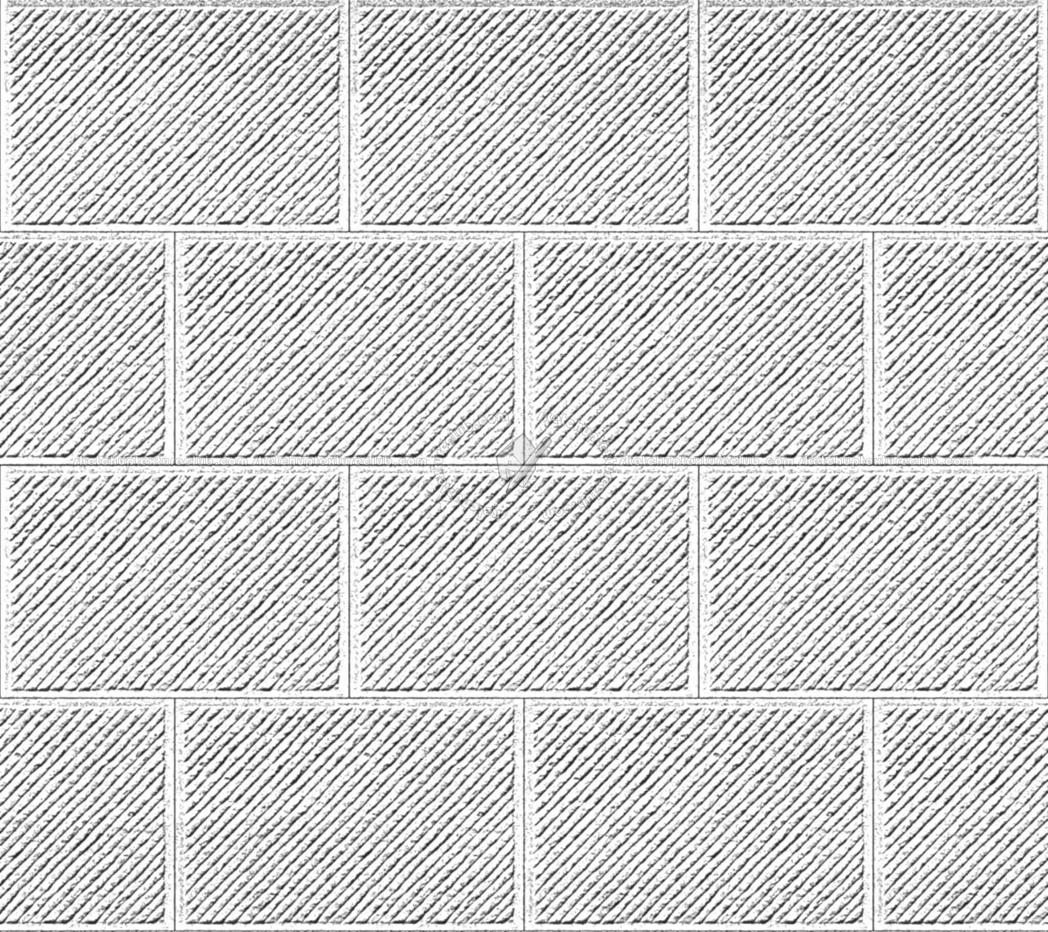 Textures   -   ARCHITECTURE   -   PAVING OUTDOOR   -   Concrete   -   Blocks regular  - Concrete paving outdoor texture seamless 20752 - Bump