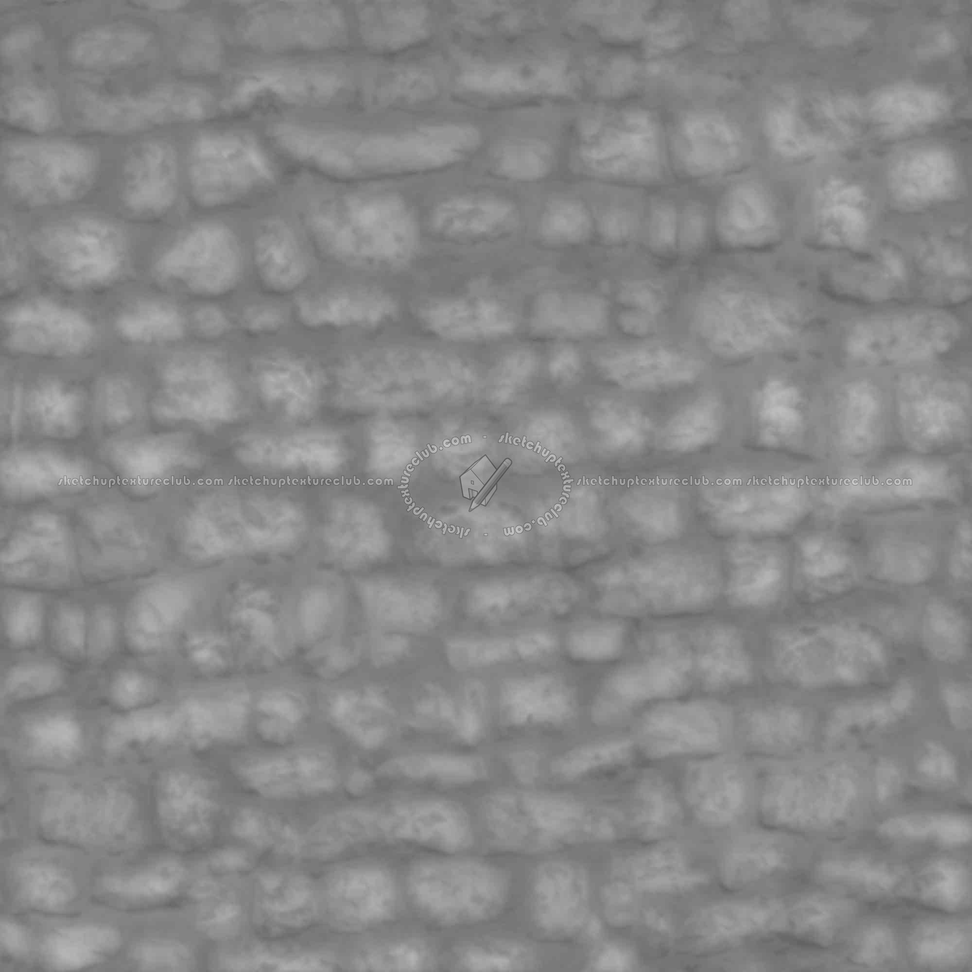 Textures   -   ARCHITECTURE   -   STONES WALLS   -   Stone walls  - Old wall stone texture seamless 08566 - Displacement