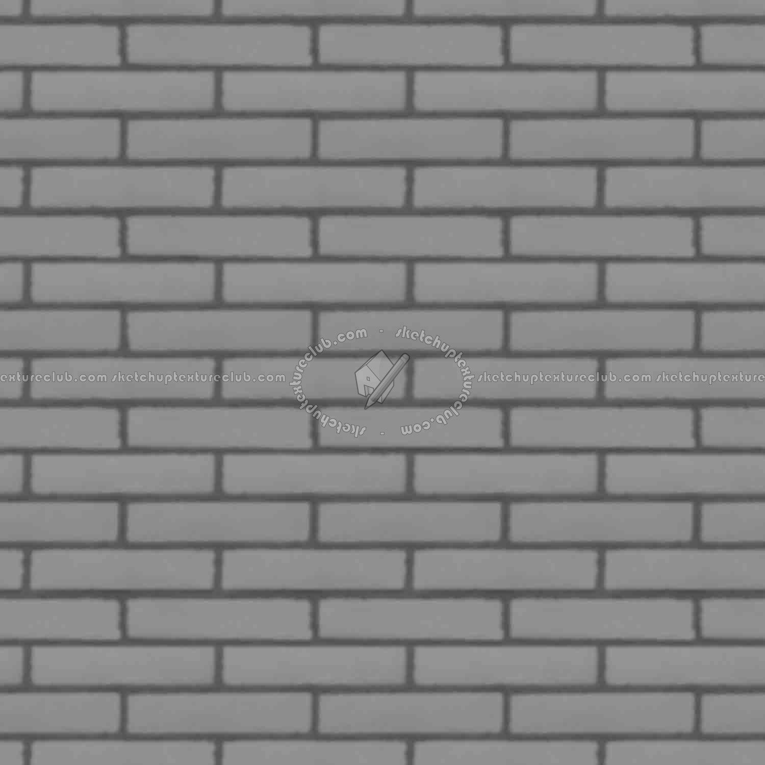 Textures   -   ARCHITECTURE   -   BRICKS   -   Facing Bricks   -   Smooth  - Facing smooth bricks texture seamless 00267 - Displacement