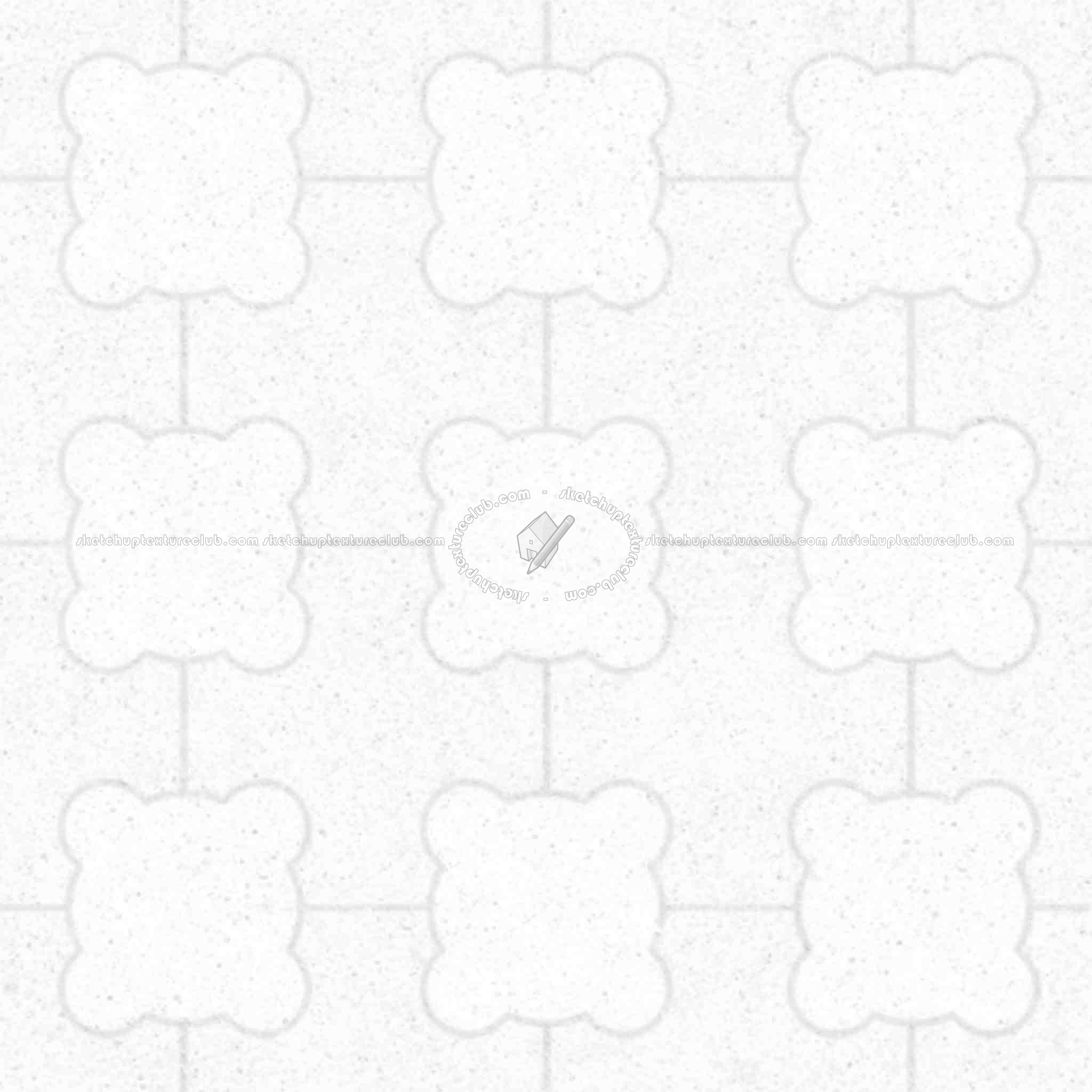 Textures   -   ARCHITECTURE   -   PAVING OUTDOOR   -   Concrete   -   Blocks mixed  - Paving concrete mixed size texture seamless 05579 - Ambient occlusion