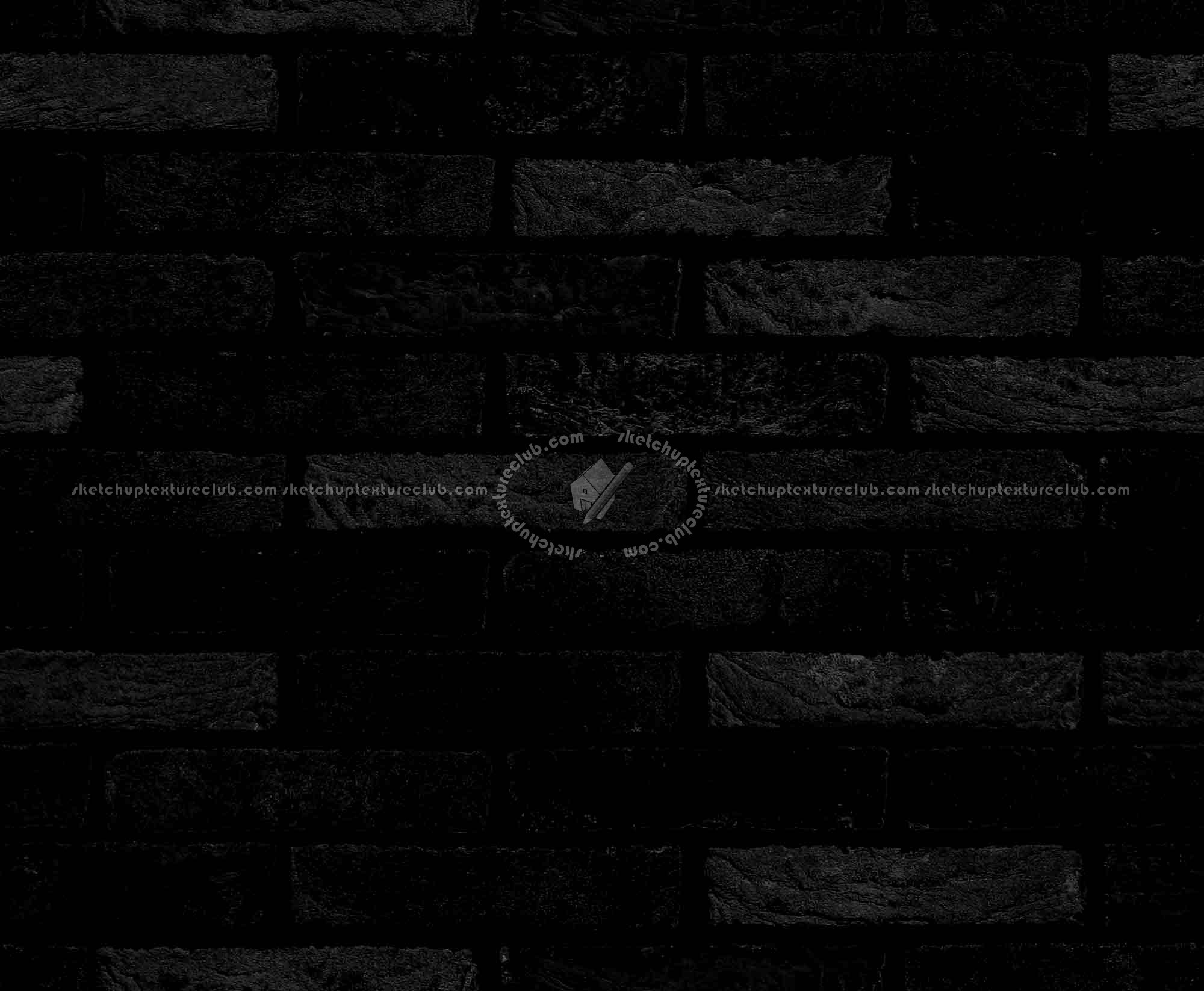 Textures   -   ARCHITECTURE   -   BRICKS   -   Facing Bricks   -   Rustic  - Rustic bricks texture seamless 00191 - Specular