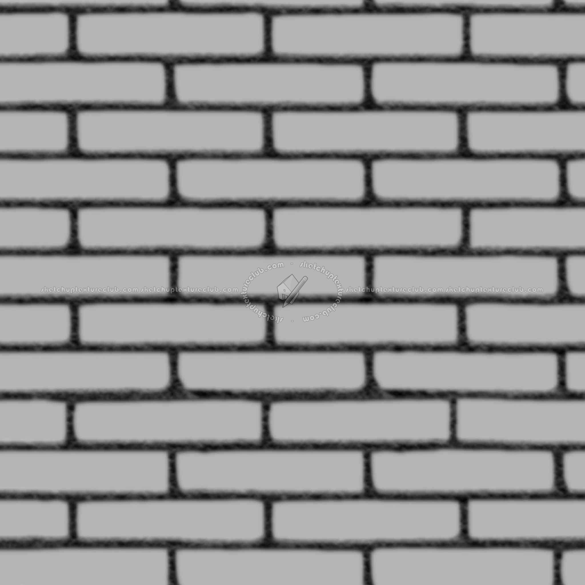 Textures   -   ARCHITECTURE   -   BRICKS   -   Colored Bricks   -   Smooth  - Texture colored bricks smooth seamless 00069 - Displacement