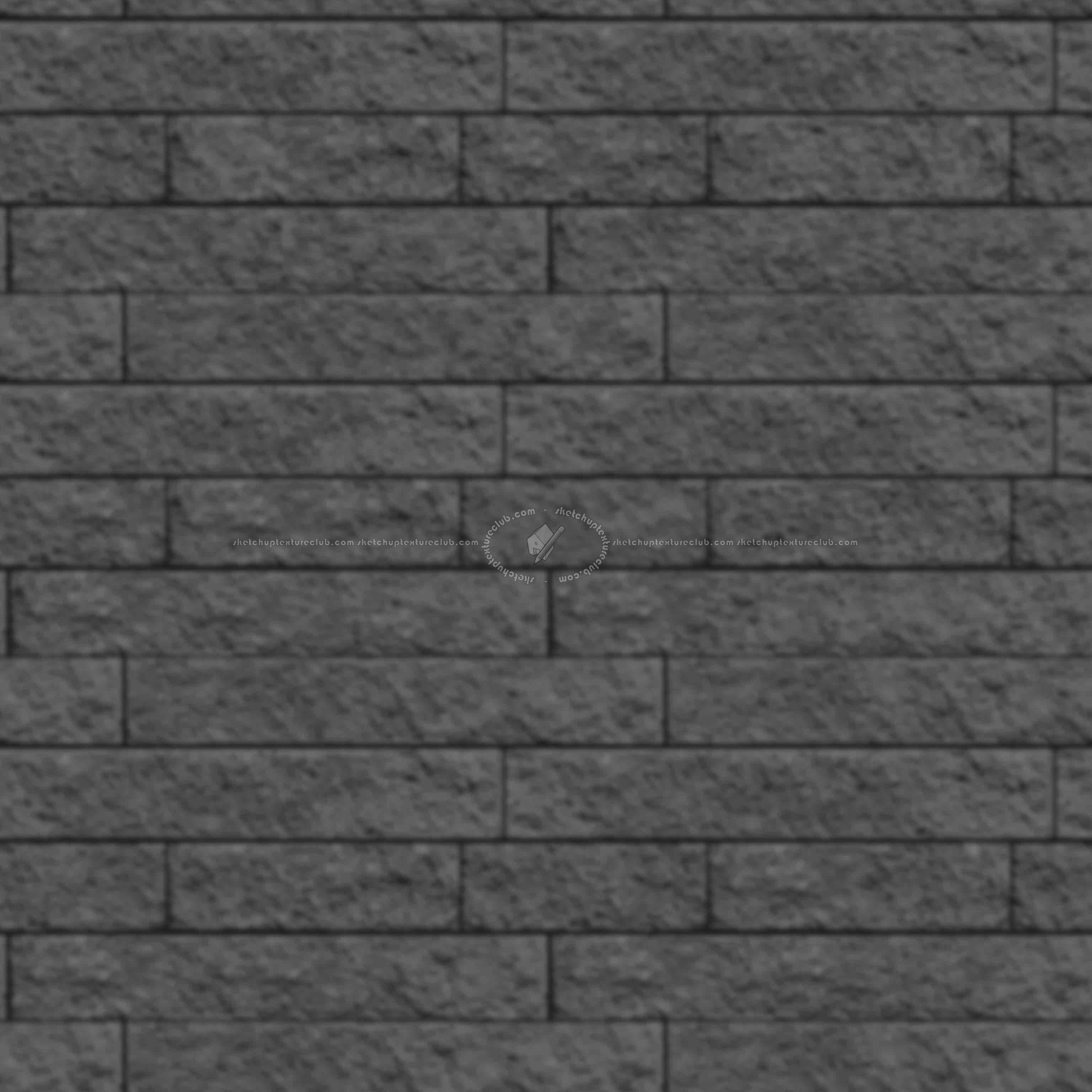 Textures   -   ARCHITECTURE   -   STONES WALLS   -   Claddings stone   -   Exterior  - Wall cladding stone texture seamless 07754 - Displacement