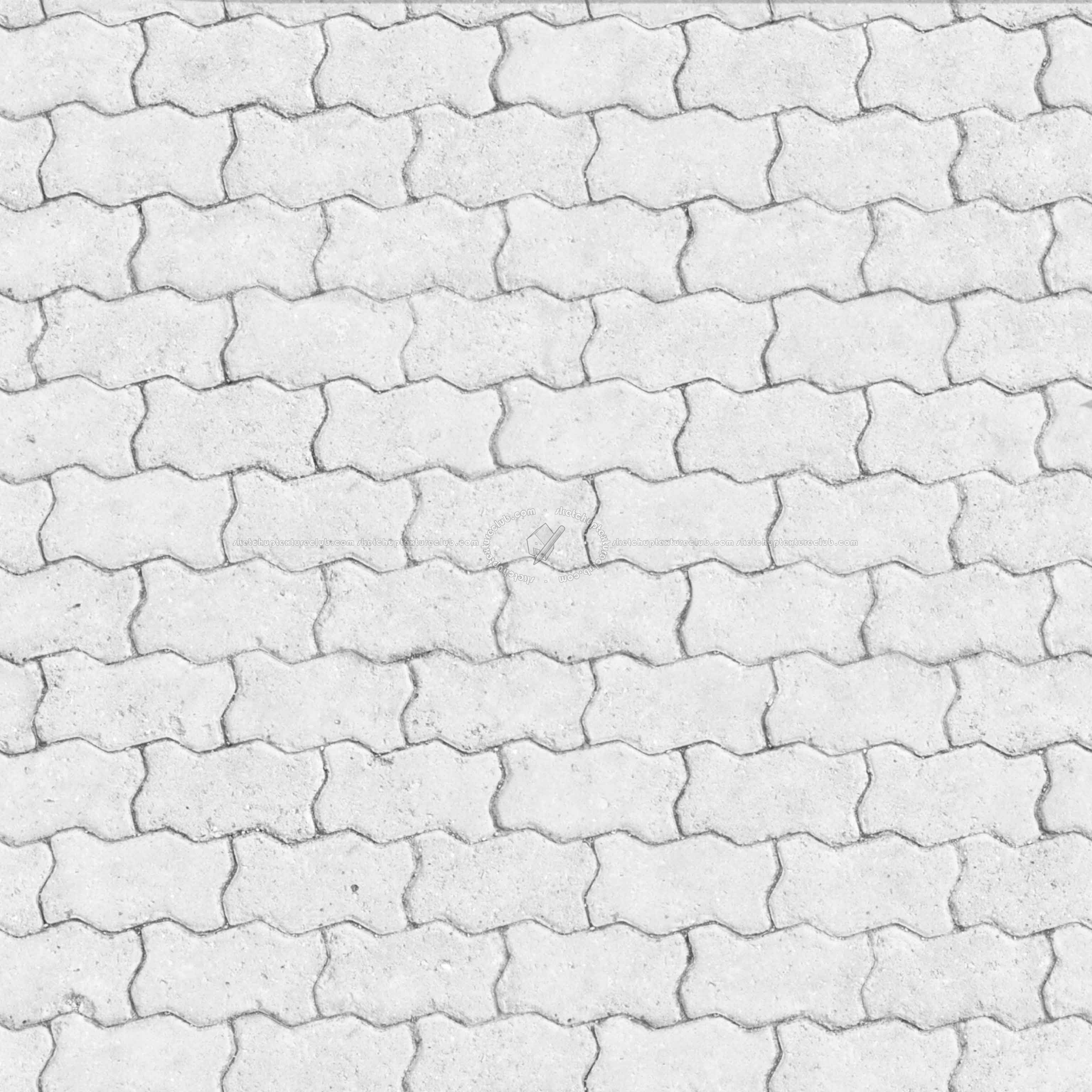 Textures   -   ARCHITECTURE   -   PAVING OUTDOOR   -   Concrete   -   Blocks regular  - concrete paving outdoor texture seamless 21341 - Bump