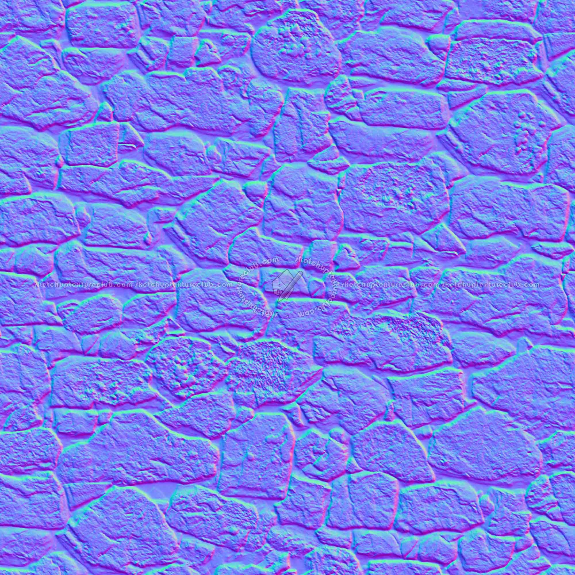 Textures   -   ARCHITECTURE   -   STONES WALLS   -   Stone walls  - Old wall stone texture seamless 08569 - Normal