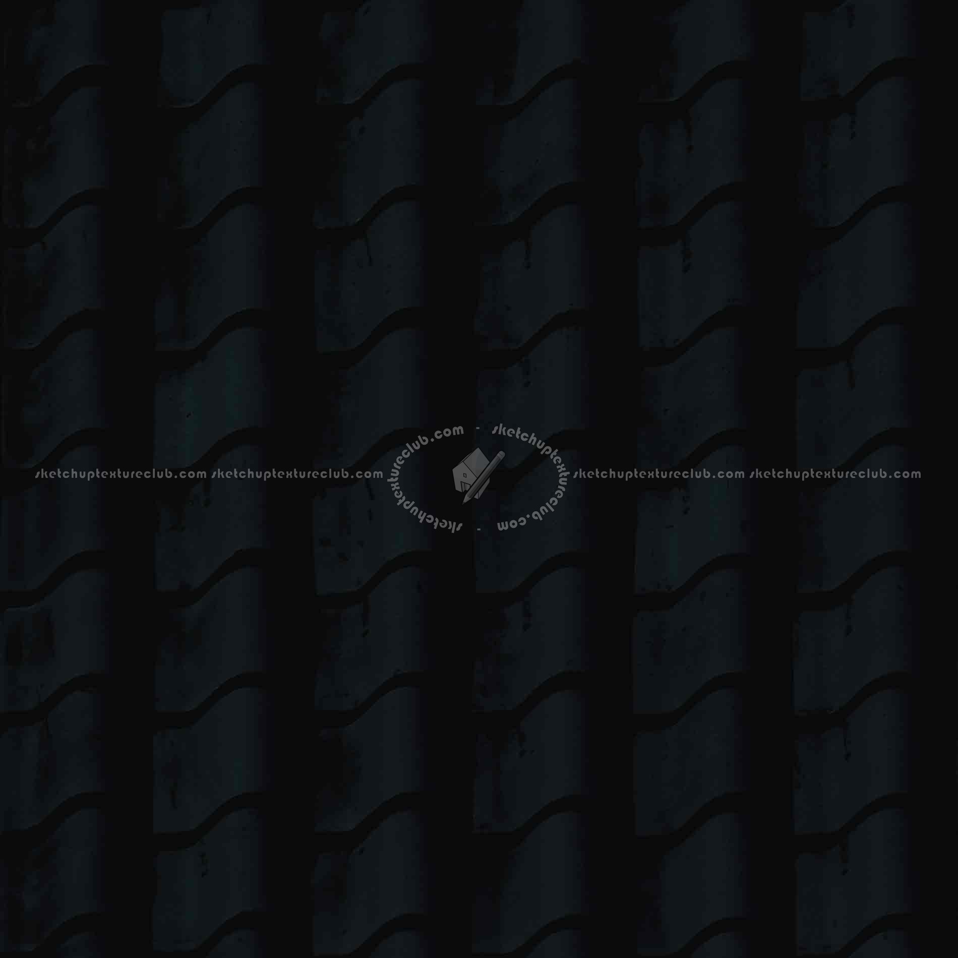 Textures   -   ARCHITECTURE   -   ROOFINGS   -   Clay roofs  - Clay roof texture seamless 19560 - Specular