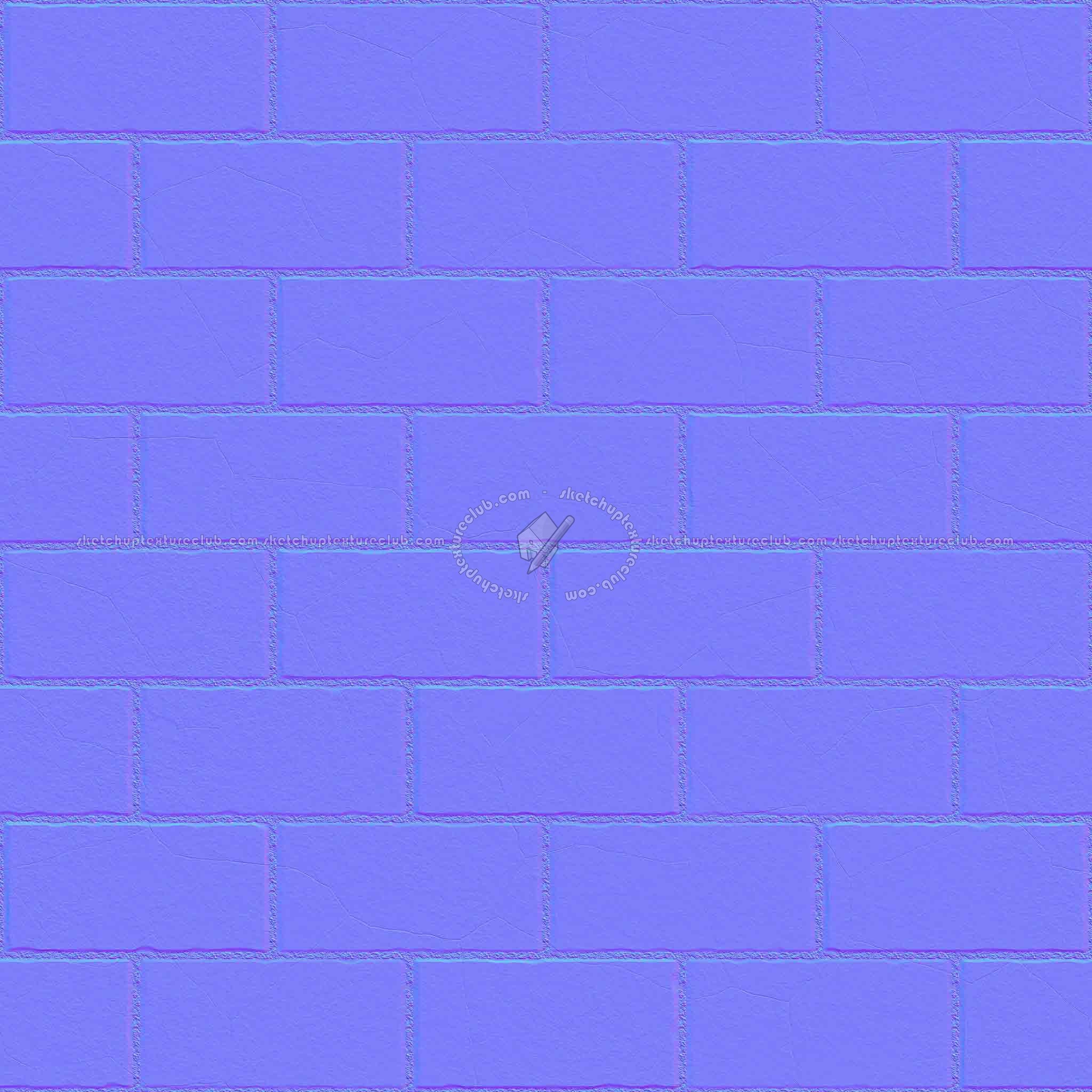 Textures   -   ARCHITECTURE   -   PAVING OUTDOOR   -   Concrete   -   Blocks regular  - concrete paving PBR texture seamless 21822 - Normal