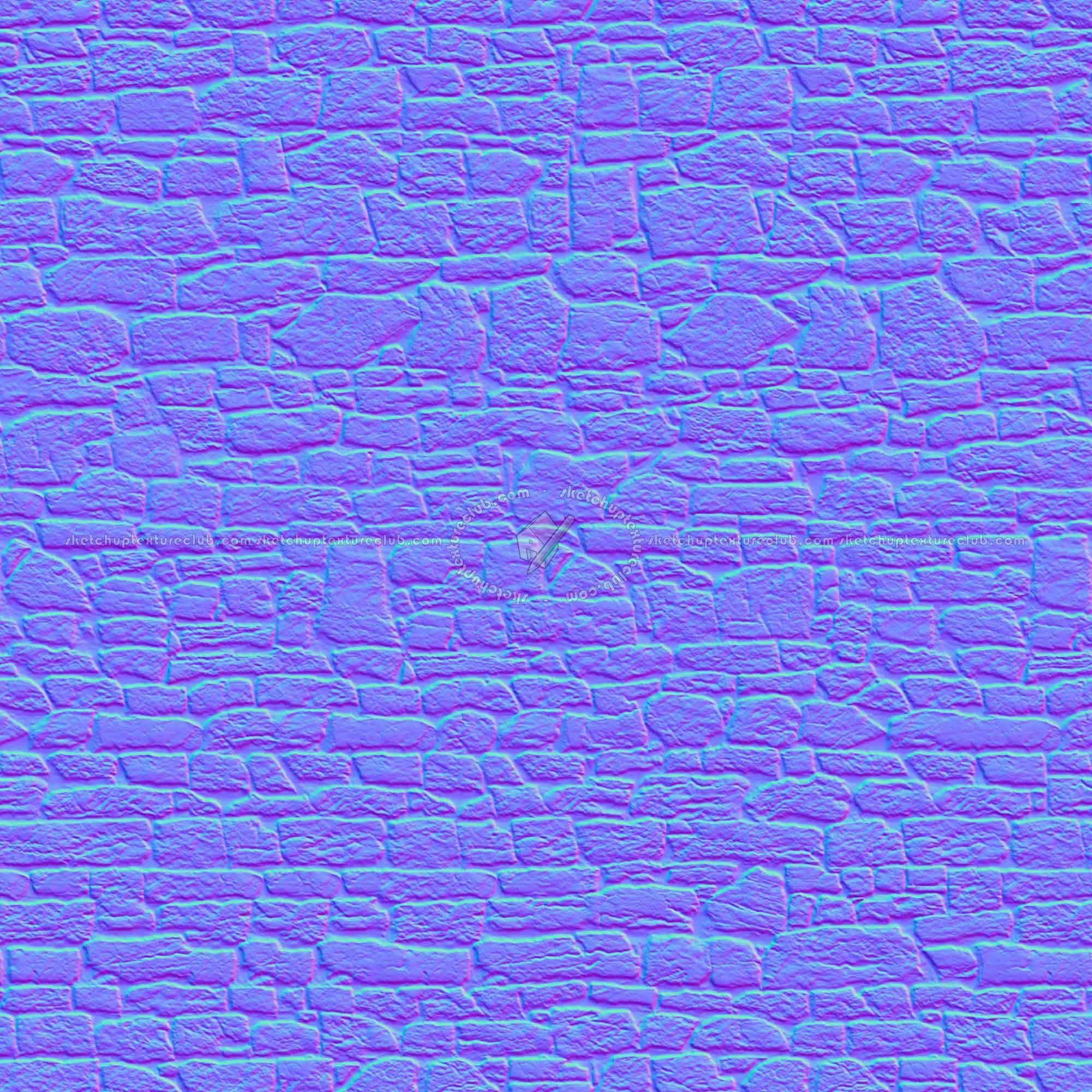 Textures   -   ARCHITECTURE   -   STONES WALLS   -   Stone walls  - Old wall stone texture seamless 08570 - Normal