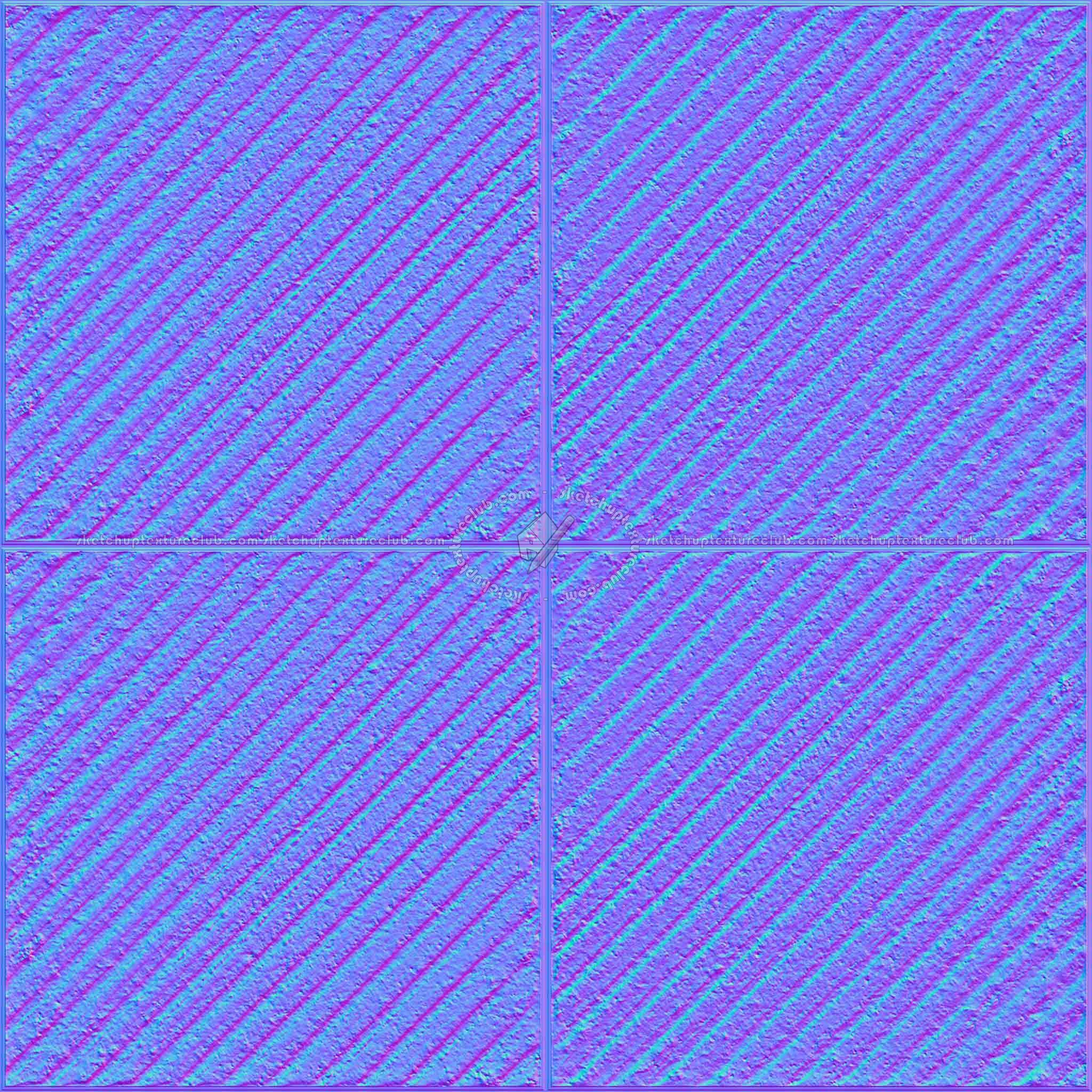 Textures   -   ARCHITECTURE   -   PAVING OUTDOOR   -   Concrete   -   Blocks regular  - Ramp concrete tiles PBR texture seamless 21966 - Normal