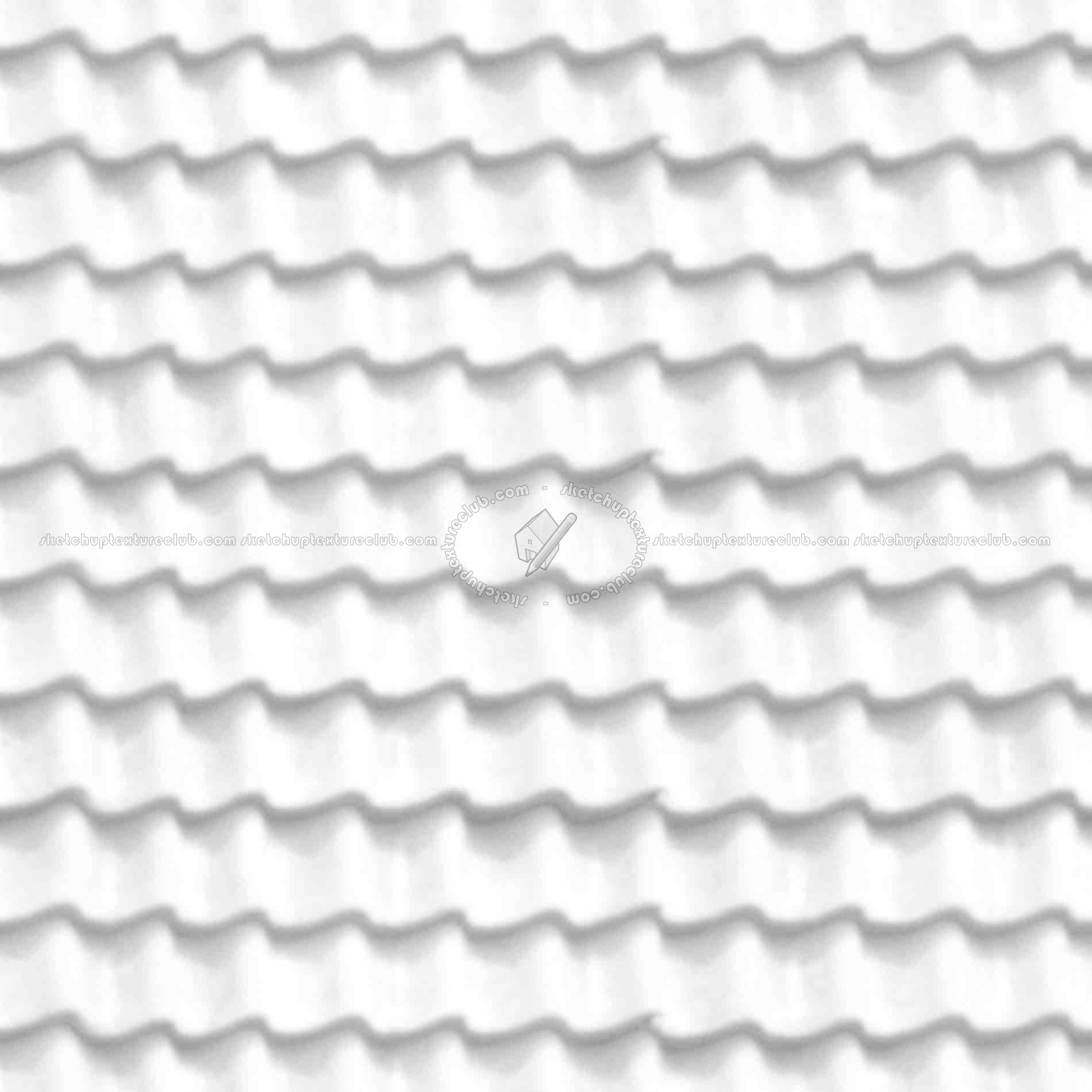 Textures   -   ARCHITECTURE   -   ROOFINGS   -   Clay roofs  - Clay roof texture seamless 19564 - Ambient occlusion