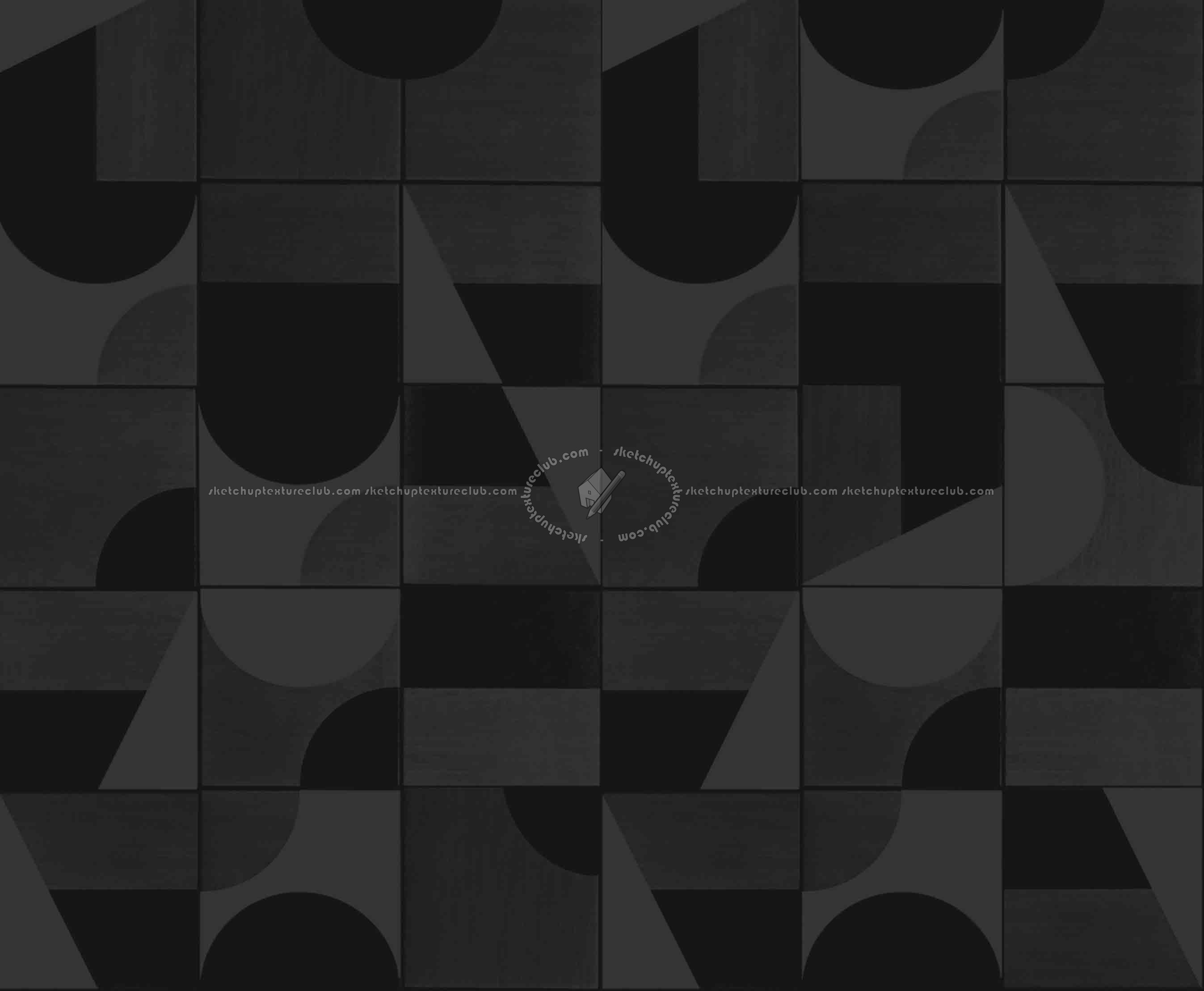 Textures   -   ARCHITECTURE   -   TILES INTERIOR   -   Ornate tiles   -   Geometric patterns  - Mutina puzzle glazed porcelain tile textures seamless 20620 - Specular