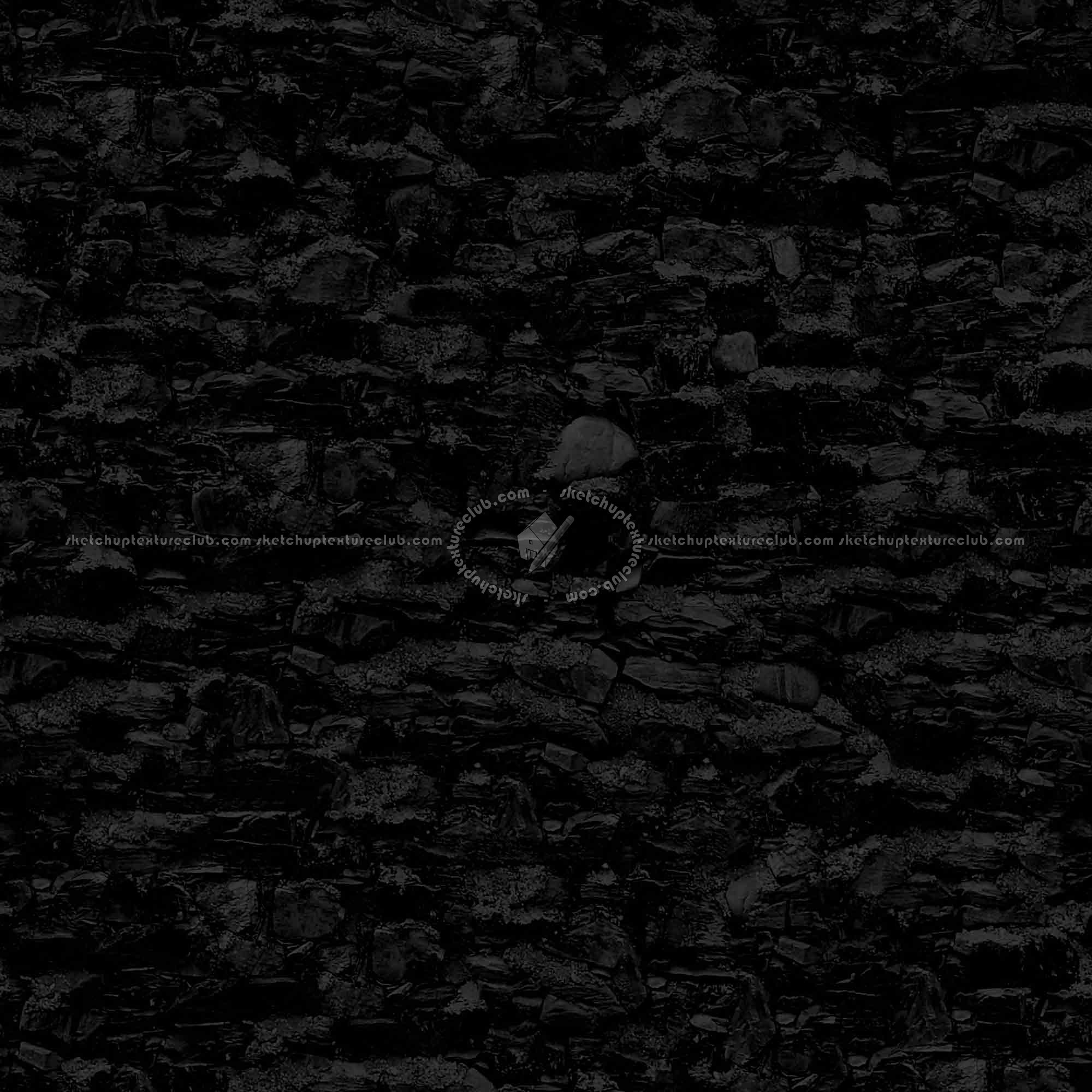 Textures   -   ARCHITECTURE   -   STONES WALLS   -   Stone walls  - Old wall stone texture seamless 08574 - Specular