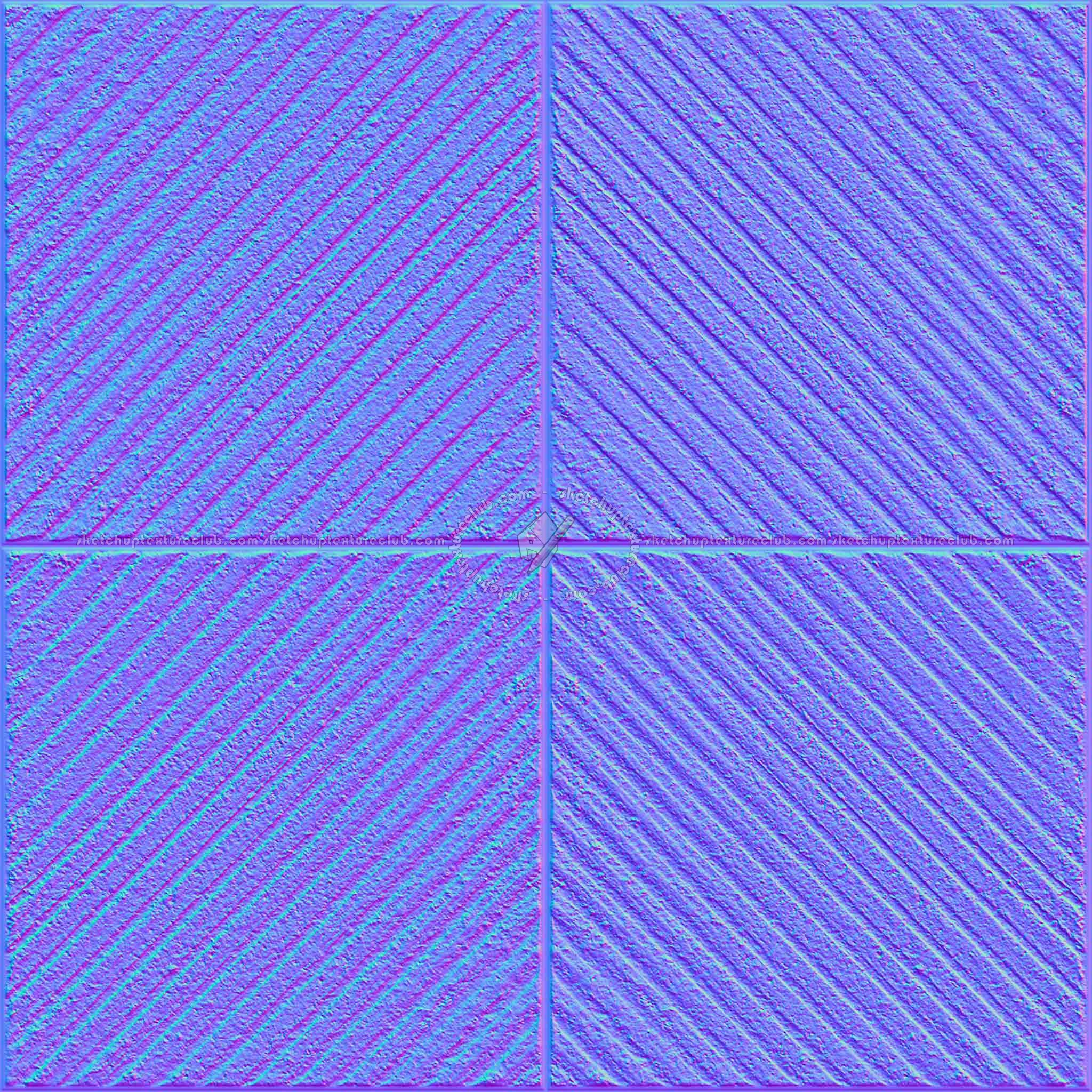 Textures   -   ARCHITECTURE   -   PAVING OUTDOOR   -   Concrete   -   Blocks regular  - Ramp concrete tiles PBR texture seamless 21969 - Normal