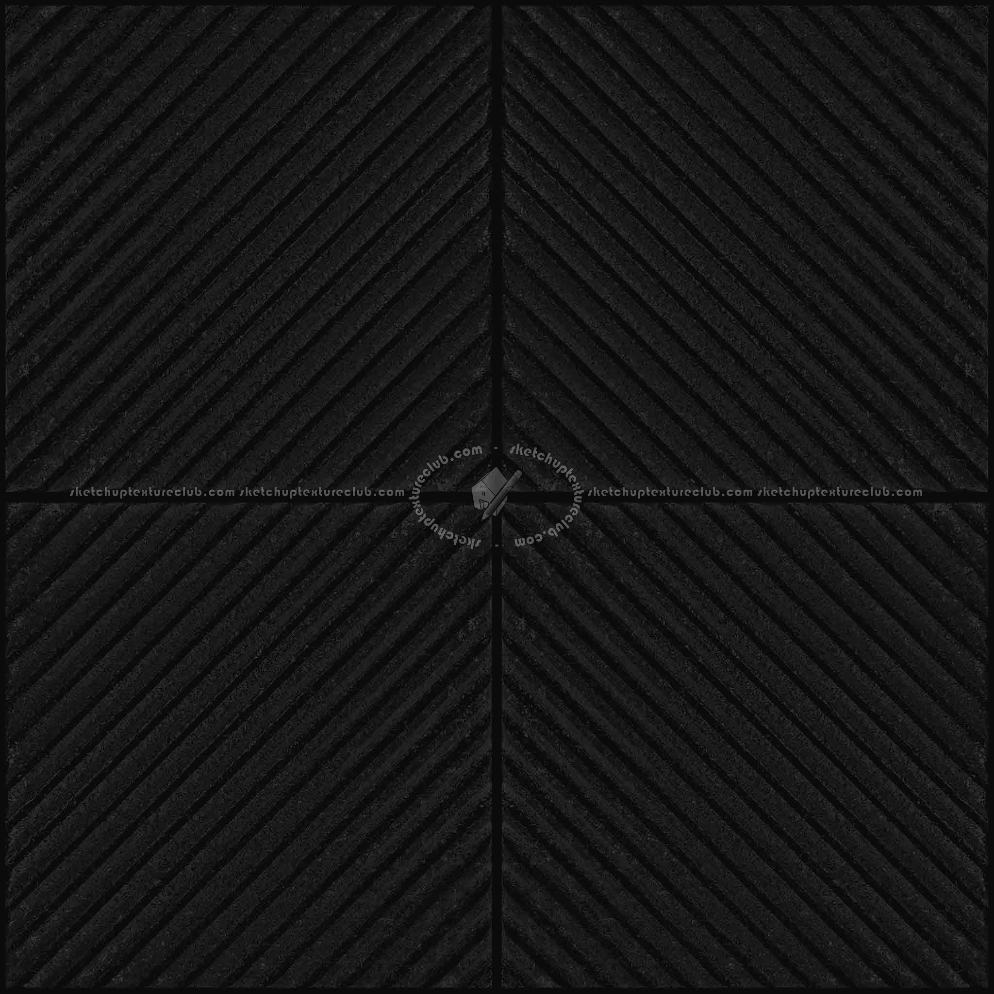 Textures   -   ARCHITECTURE   -   PAVING OUTDOOR   -   Concrete   -   Blocks regular  - Ramp concrete tiles PBR texture seamless 21969 - Specular