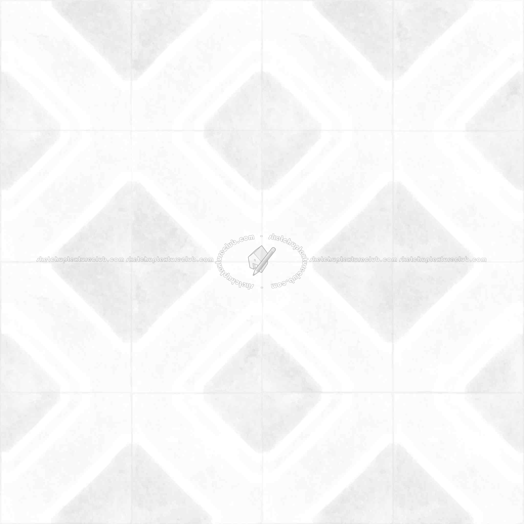 Textures   -   ARCHITECTURE   -   TILES INTERIOR   -   Ornate tiles   -   Geometric patterns  - Ceramic geometric tiles PBR texture seamless 21924 - Ambient occlusion