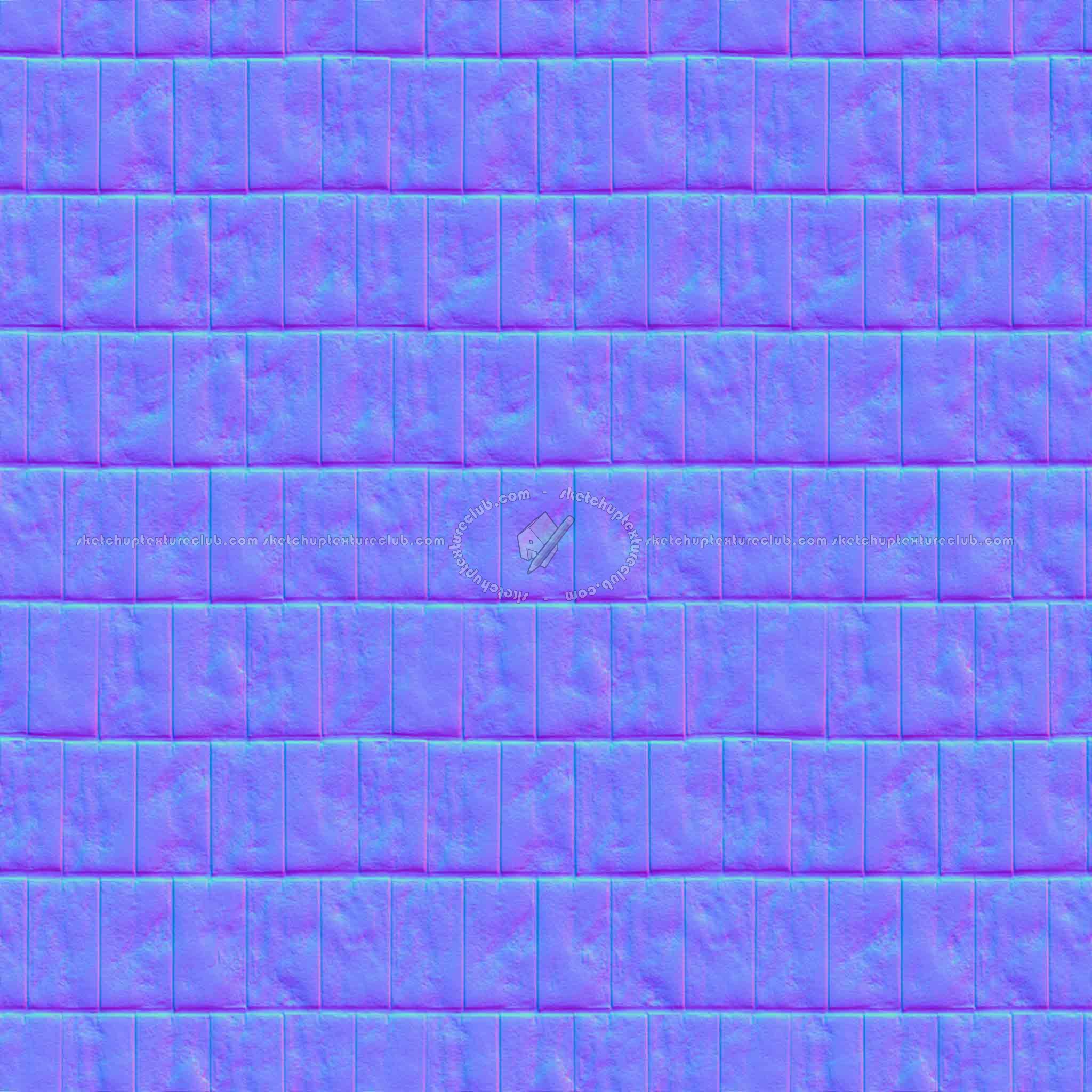 Textures   -   ARCHITECTURE   -   ROOFINGS   -   Clay roofs  - Clay roofing Gauloise texture seamless 03358 - Normal