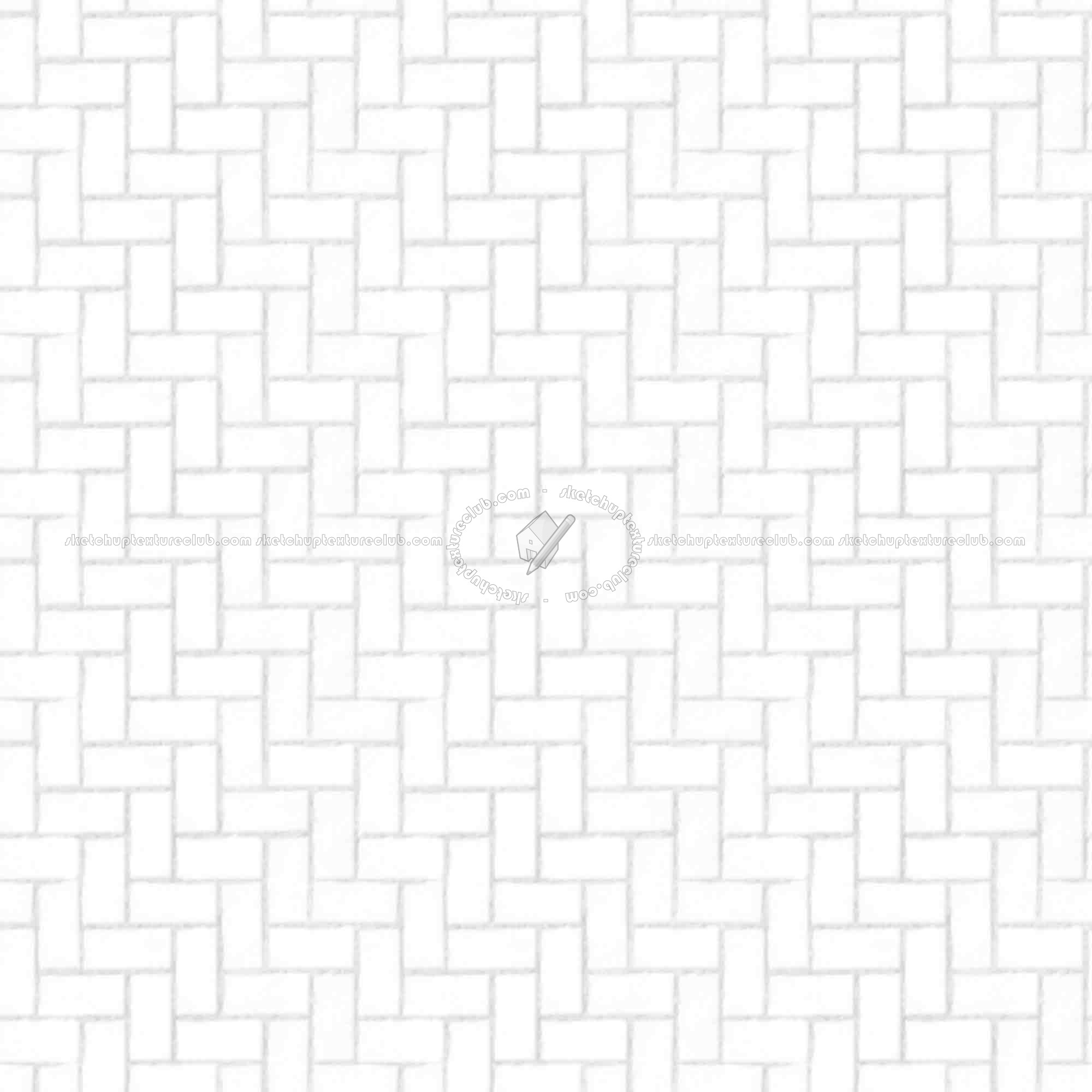 Textures   -   ARCHITECTURE   -   PAVING OUTDOOR   -   Concrete   -   Herringbone  - Concrete paving herringbone outdoor texture seamless 05808 - Ambient occlusion